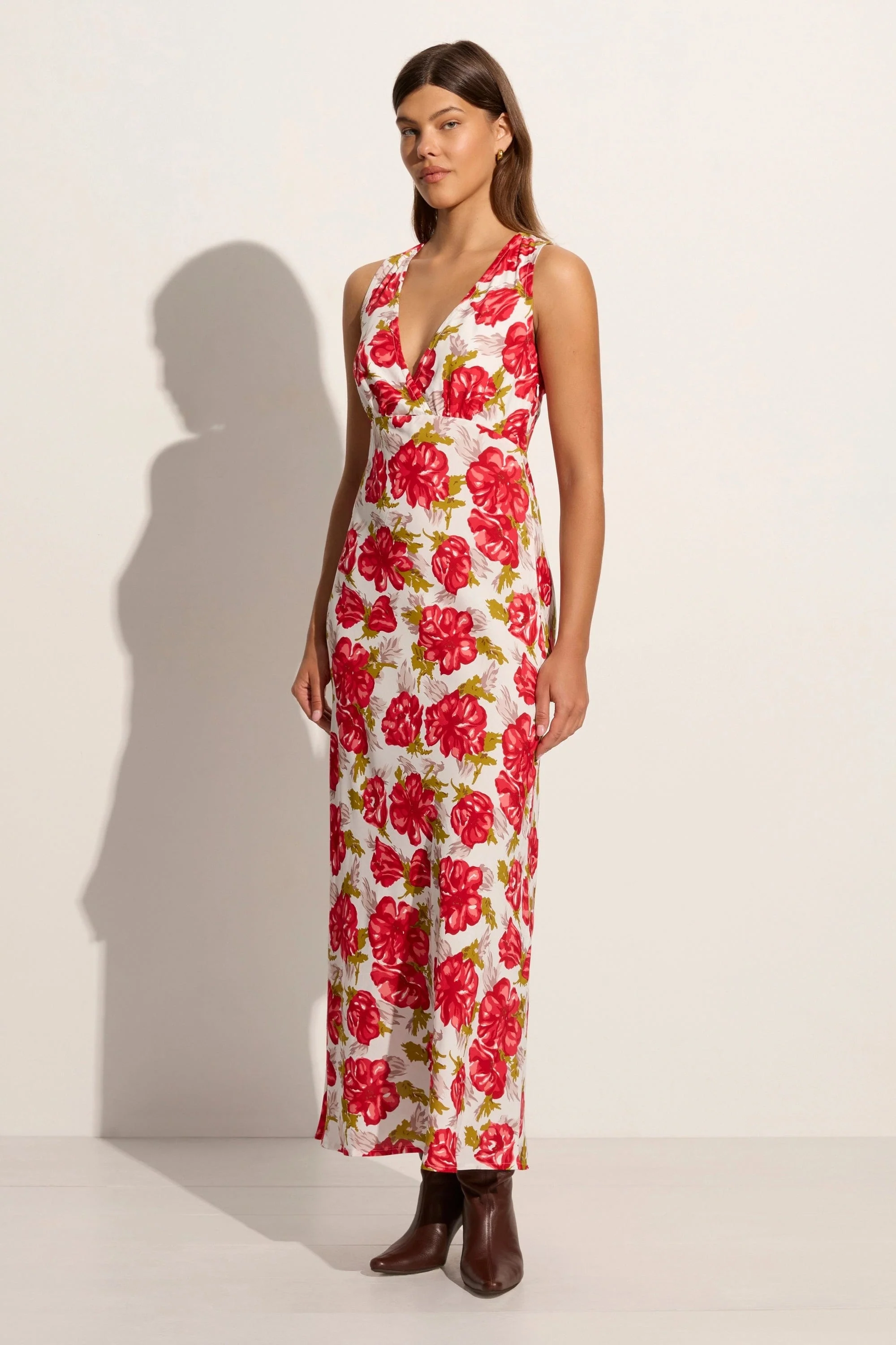 Acacia Maxi Dress Isadora Floral Red - Final Sale - Image 2