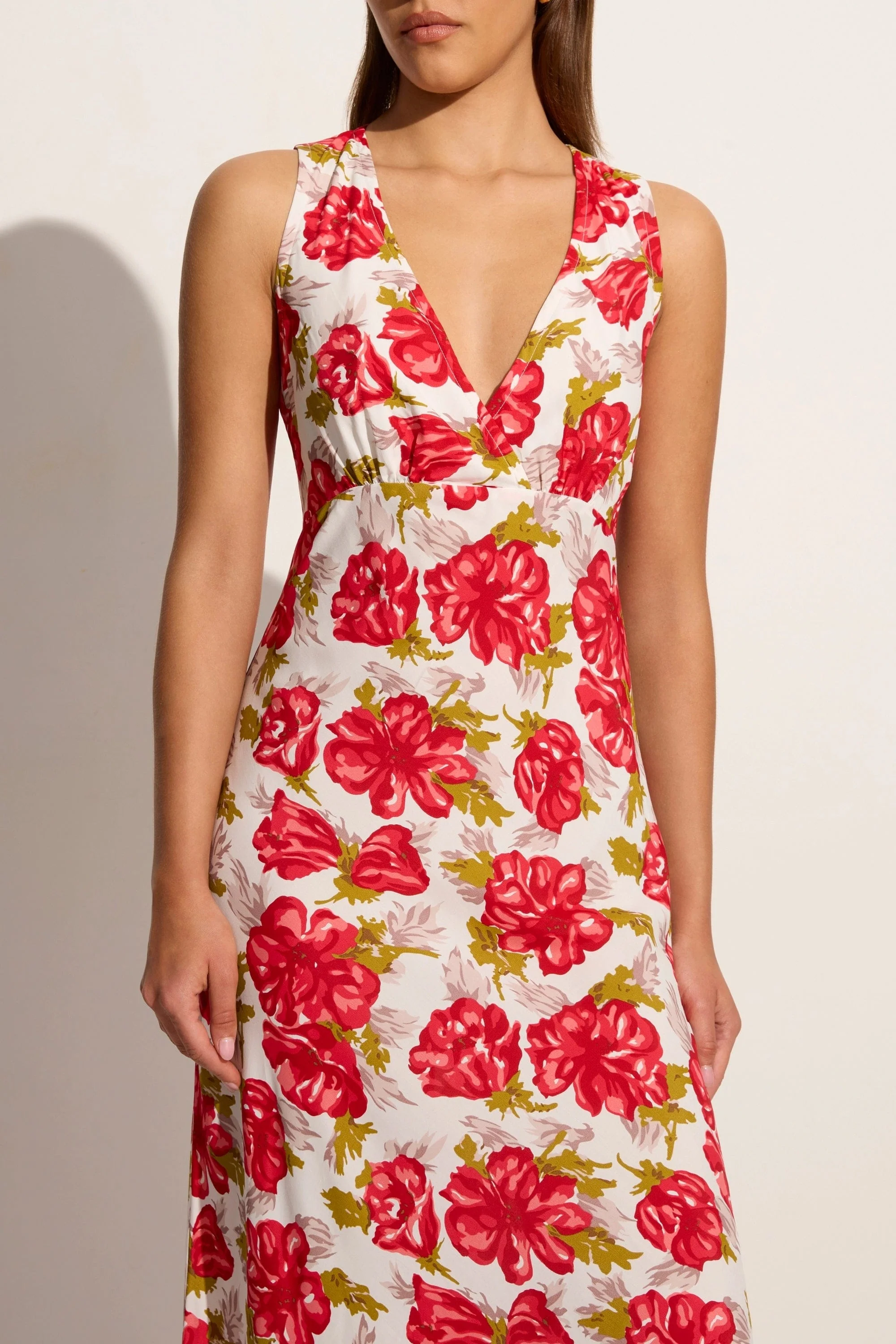 Acacia Maxi Dress Isadora Floral Red - Final Sale - Image 3
