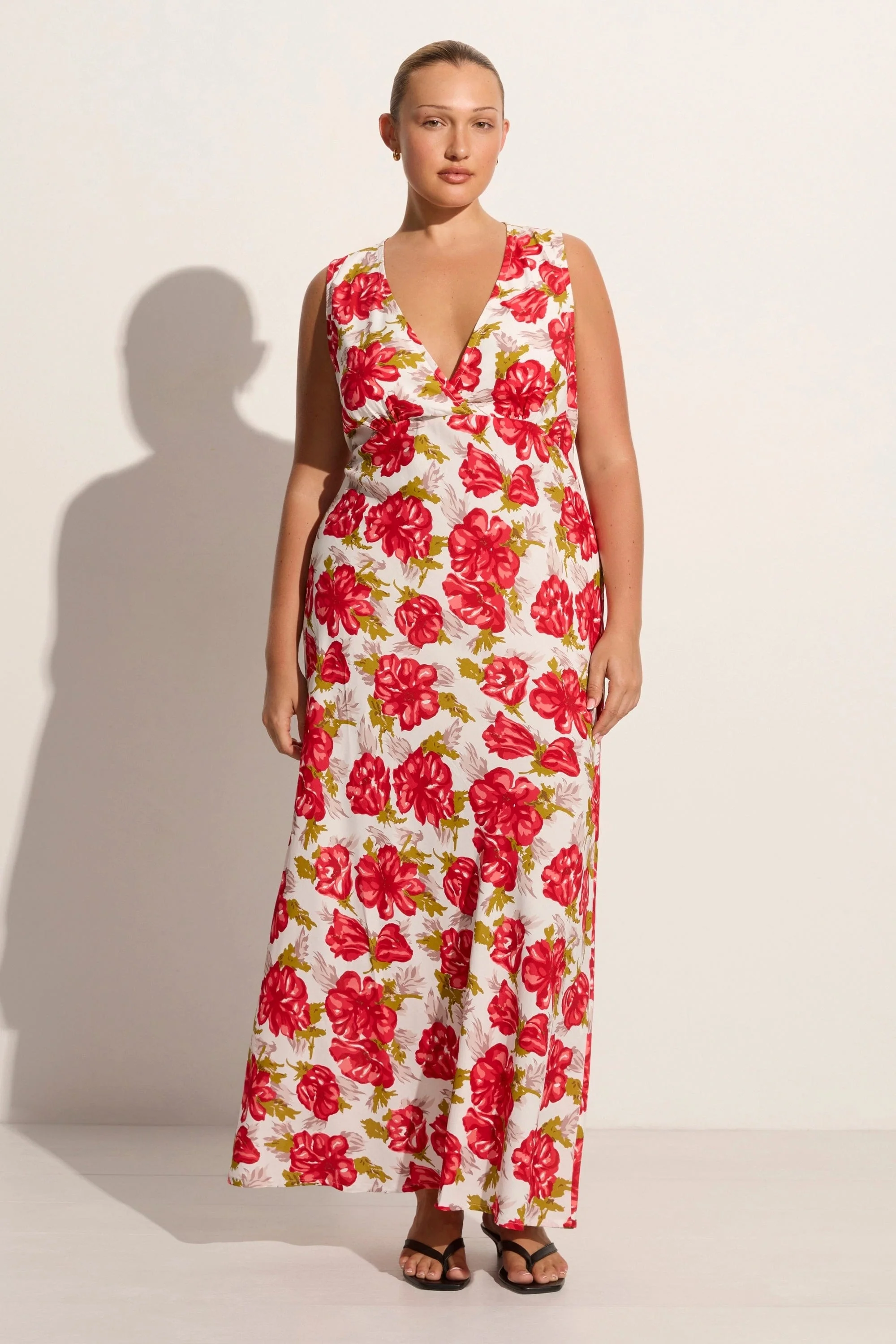 Acacia Maxi Dress Isadora Floral Red - Final Sale - Image 5