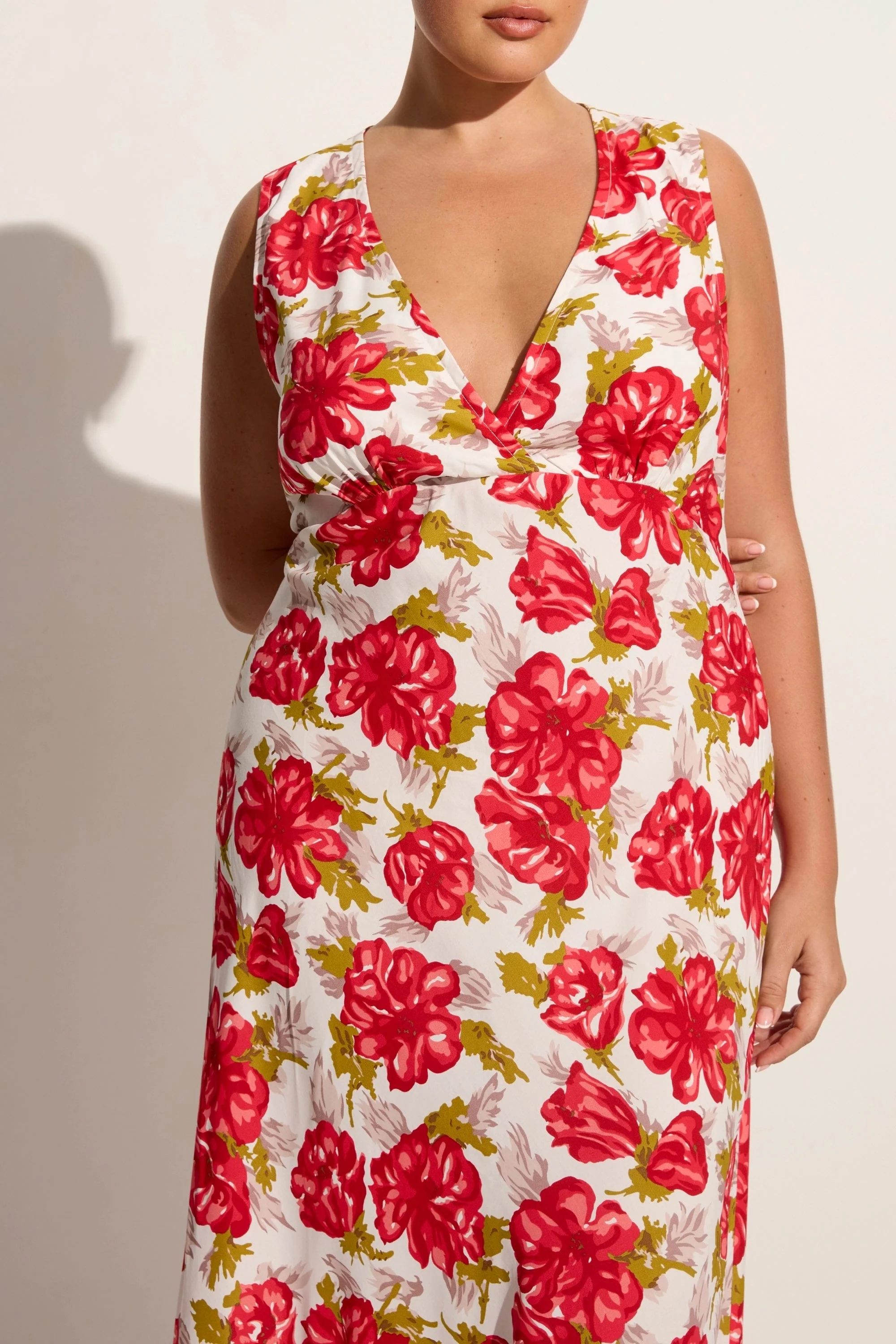 Acacia Maxi Dress Isadora Floral Red - Final Sale - Image 7