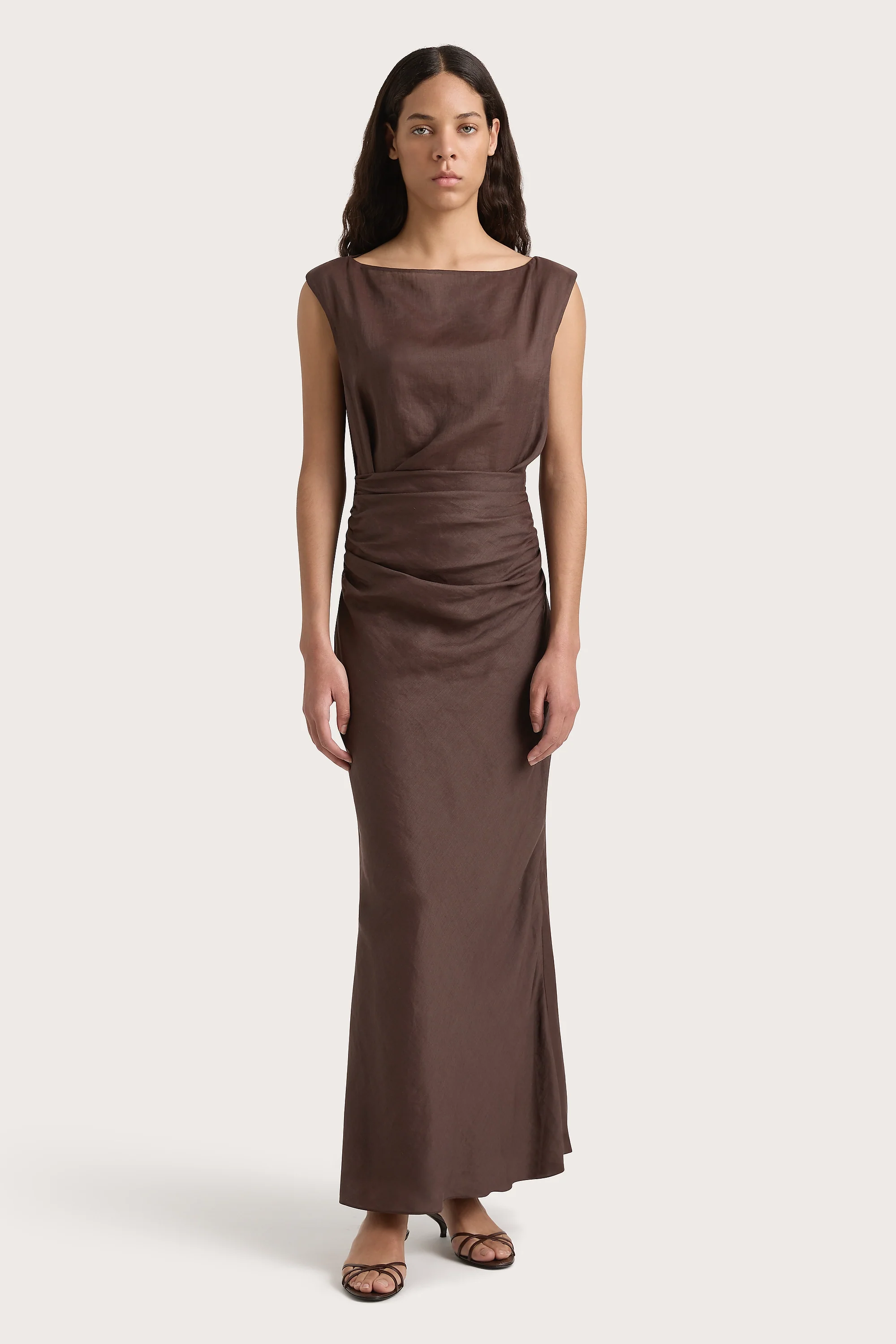 Adelia Maxi Dress Bistre - Final Sale