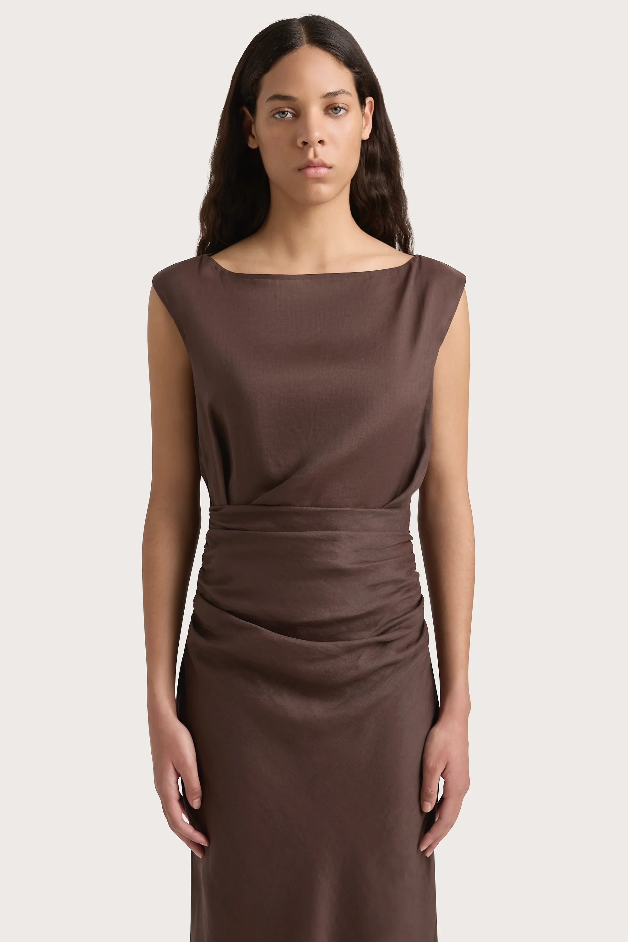 Adelia Maxi Dress Bistre - Final Sale - Image 3