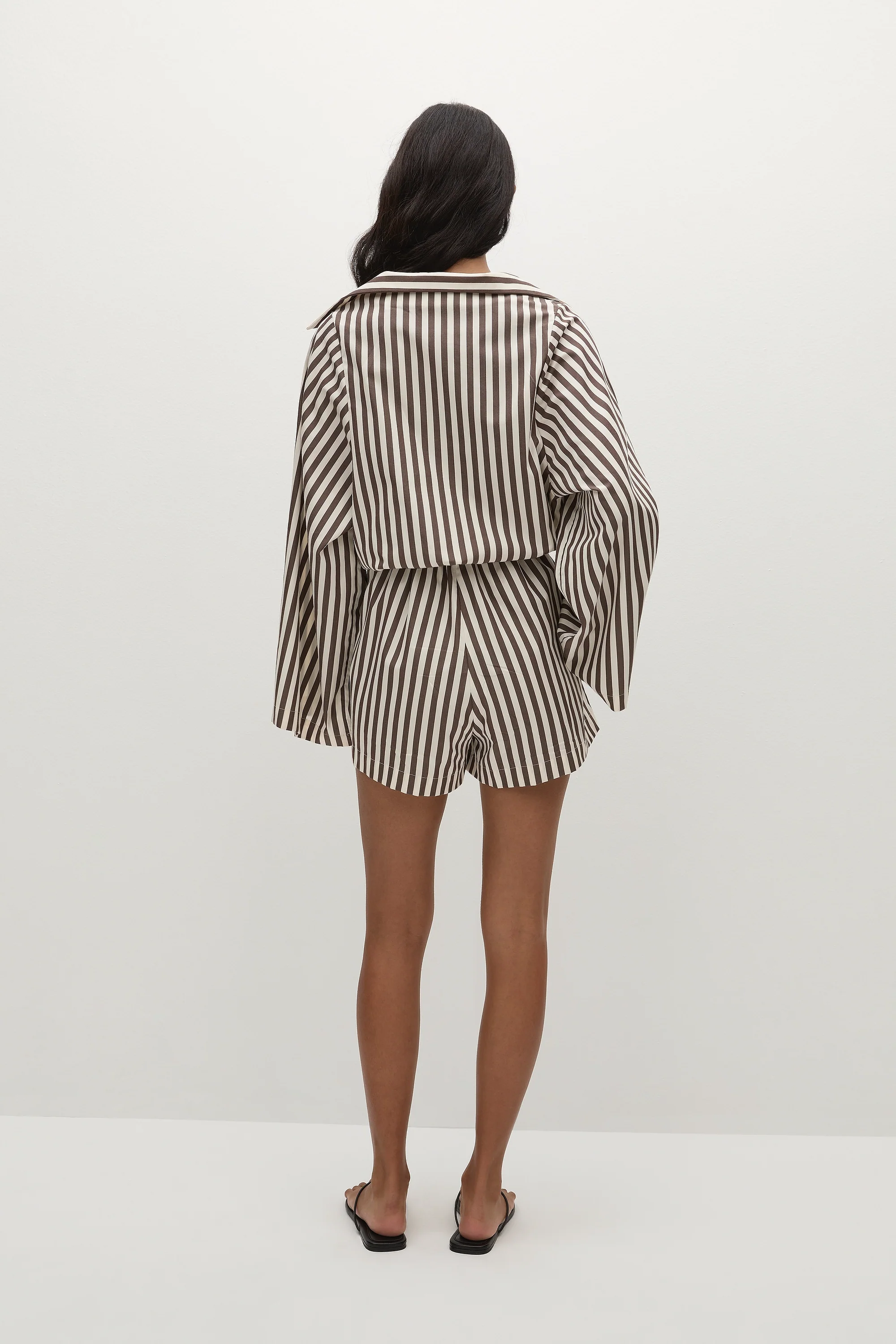 Aksel Playsuit Norway Stripe Espresso - Image 4