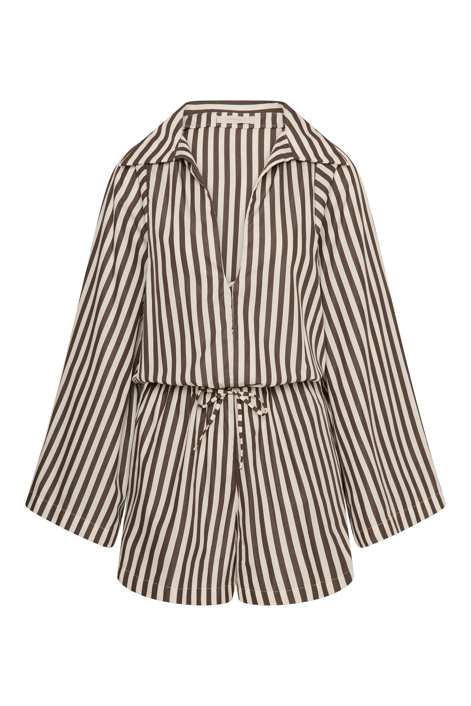 Aksel Playsuit Norway Stripe Espresso - Image 6