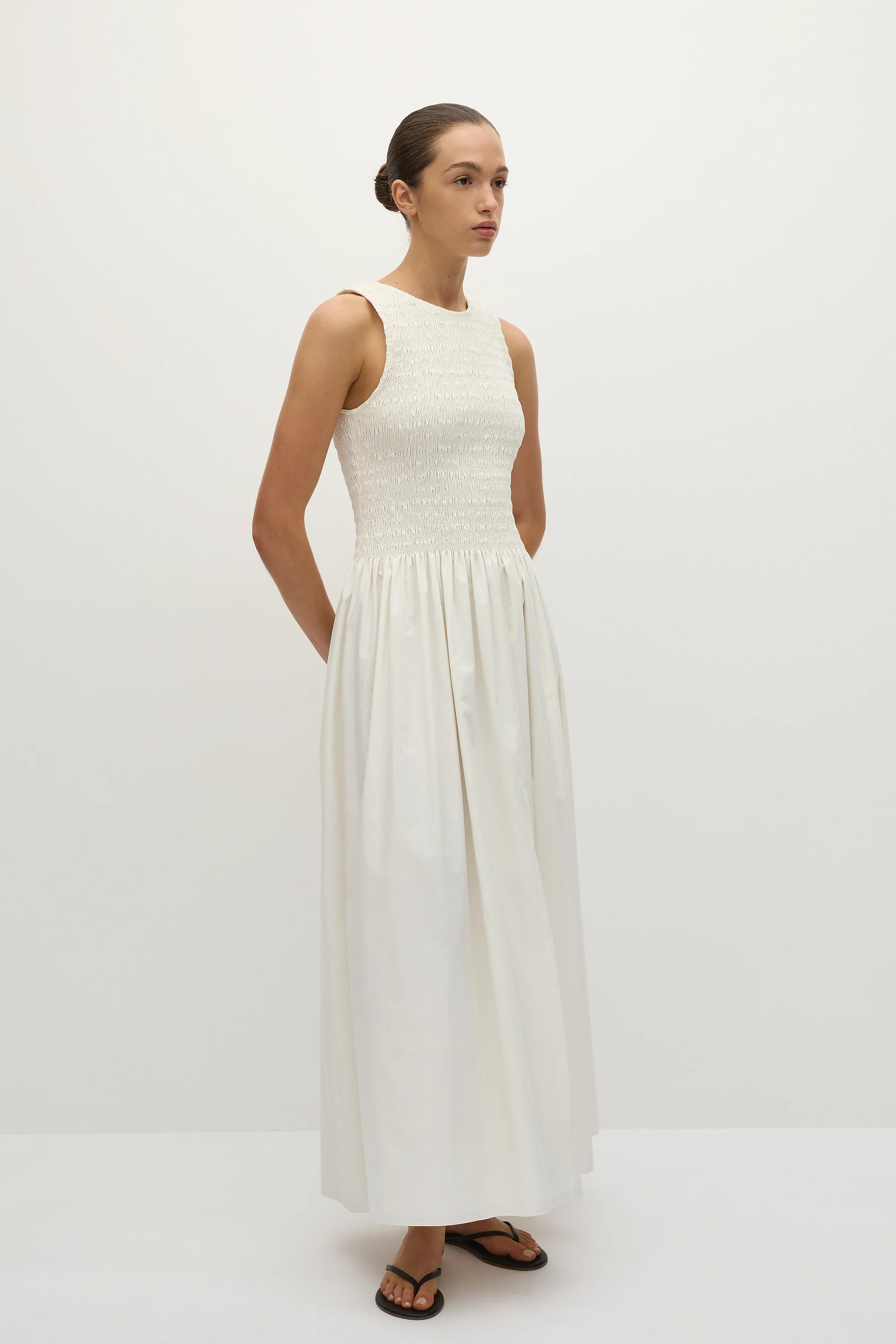 Alena Maxi Dress White - Final Sale - Image 3