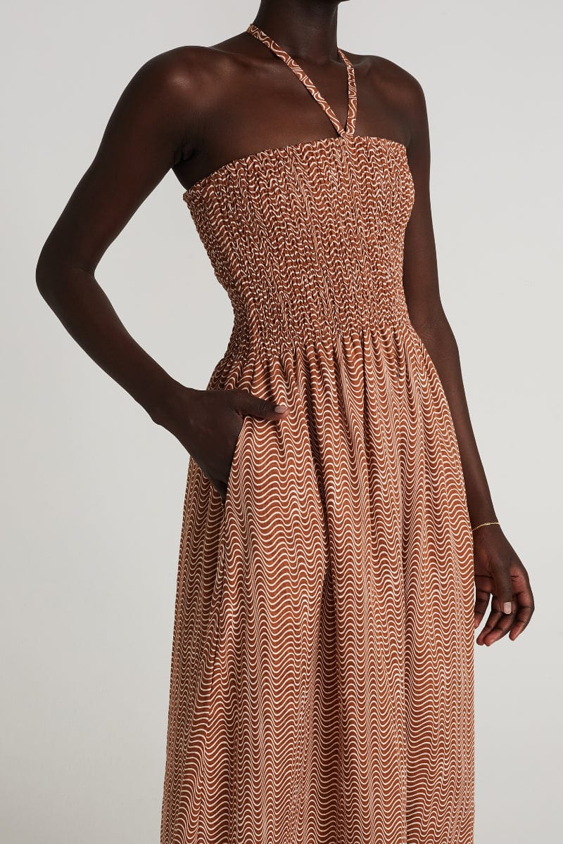 Alyvia Maxi Dress Vadella Print Cocoa - Final Sale - Image 2