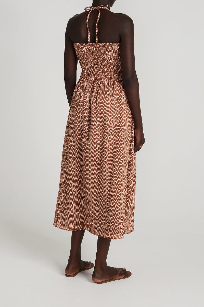 Alyvia Maxi Dress Vadella Print Cocoa - Final Sale - Image 4