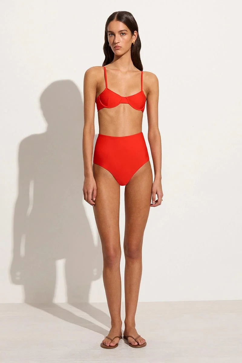Amira Bikini Top Salsa - Final Sale - Image 2