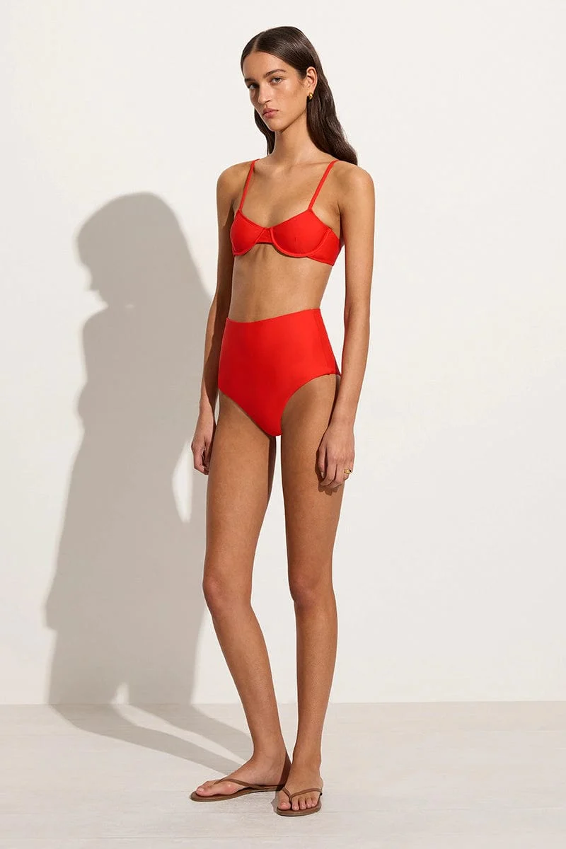 Amira Bikini Top Salsa - Final Sale - Image 3