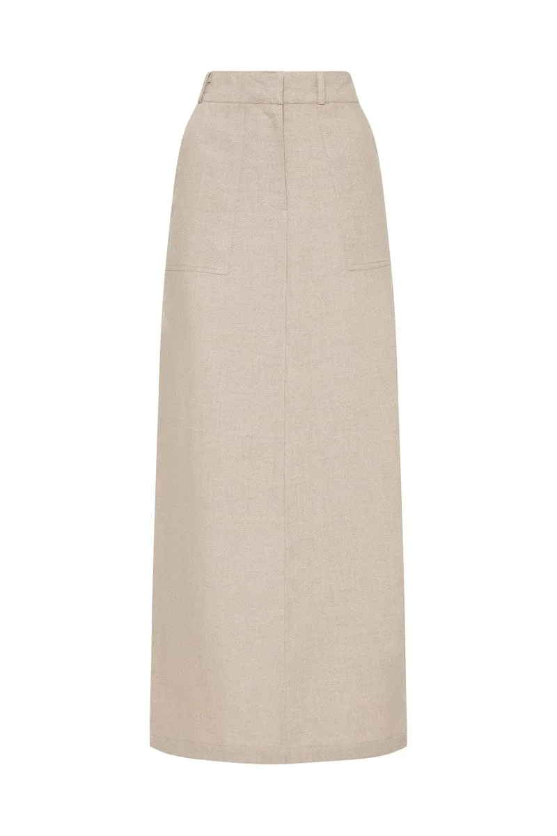 Amreli Maxi Skirt Natural - Final Sale - Image 8