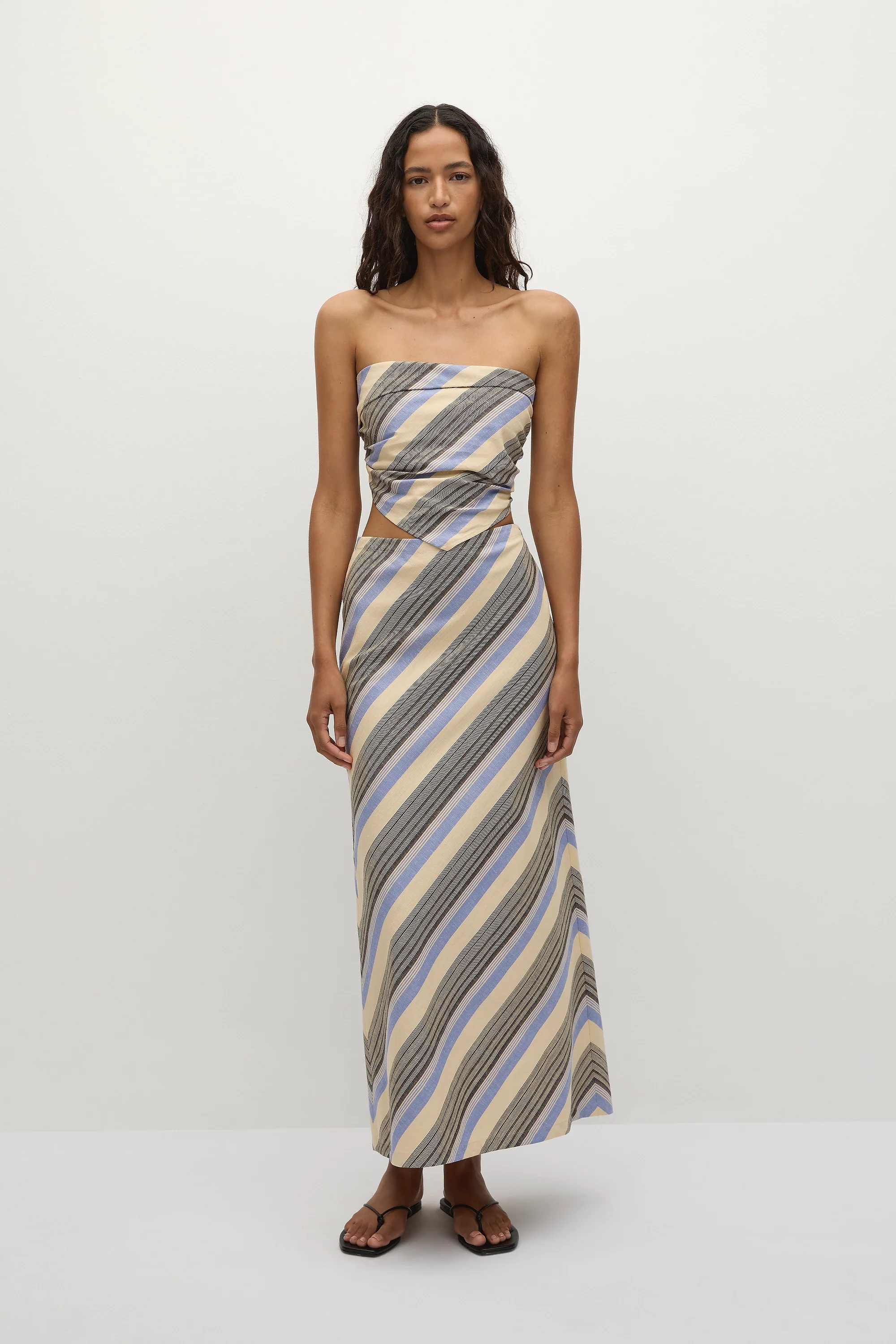 Antibes Strapless Top Marine Stripe - Final Sale - Image 2
