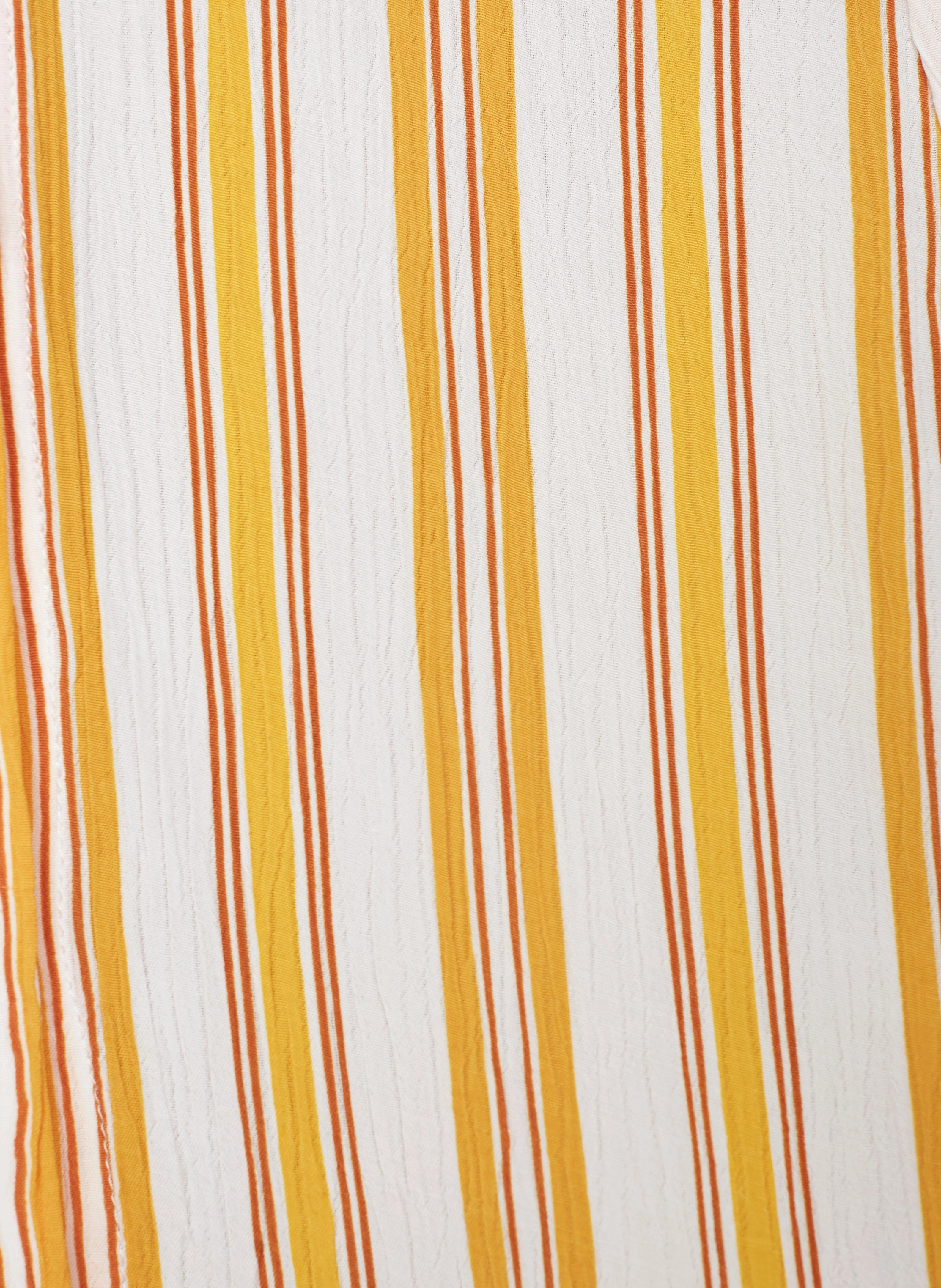 Azure Stripe Print Sun Claudia Midi Dress - Final Sale - Image 5