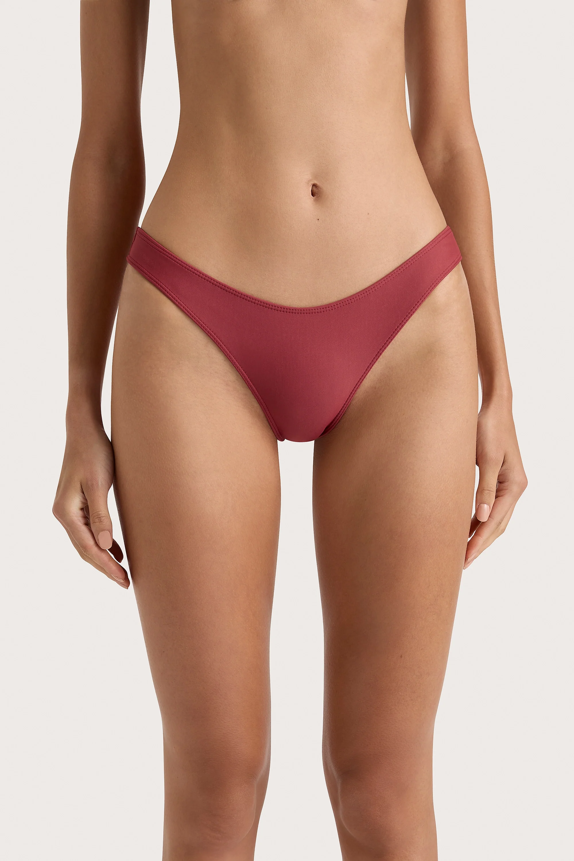 Bebe Bikini Bottom Wine - Final Sale - Image 5