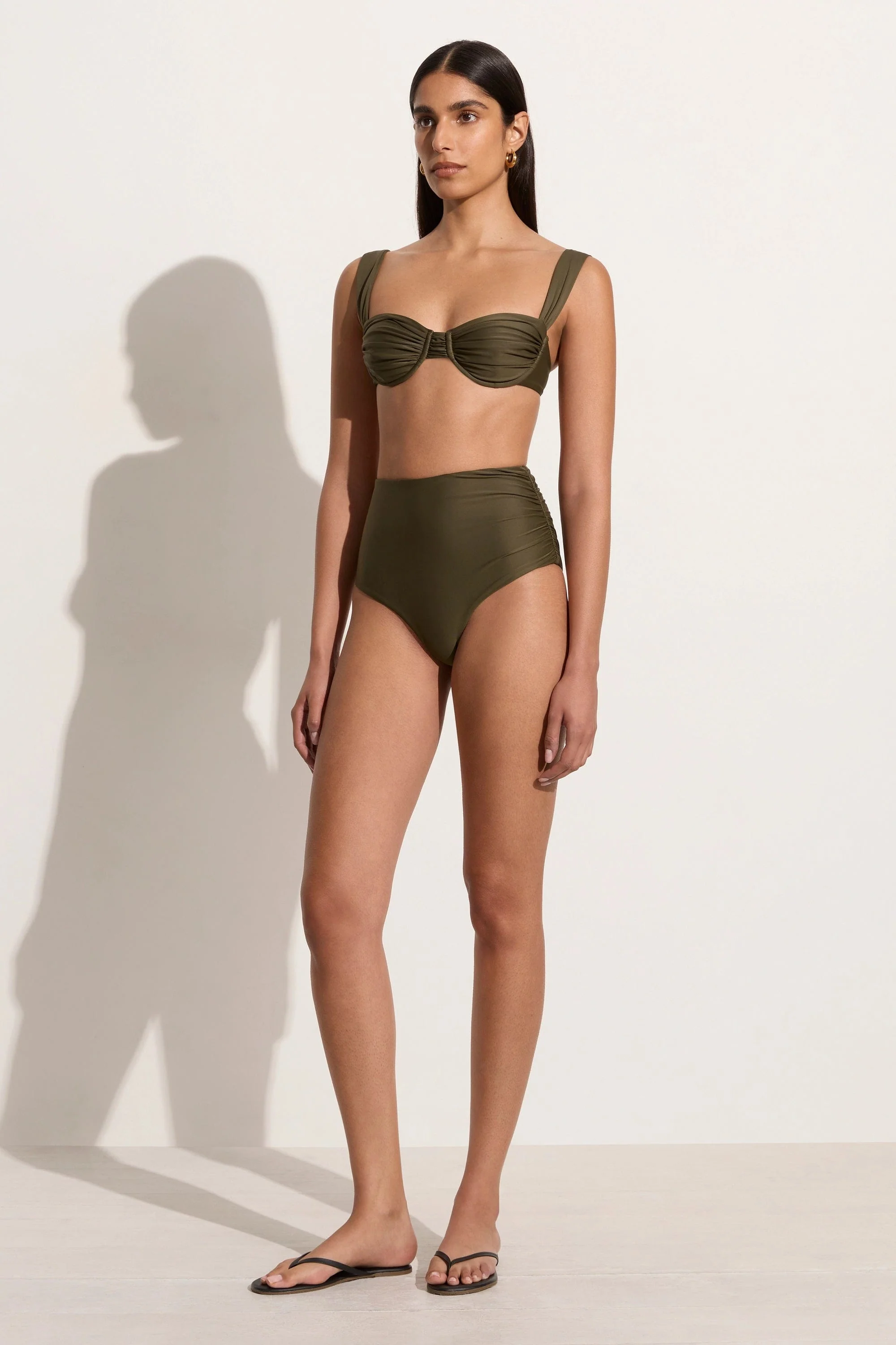 Bianca Bikini Bottoms Khaki - Final Sale - Image 5