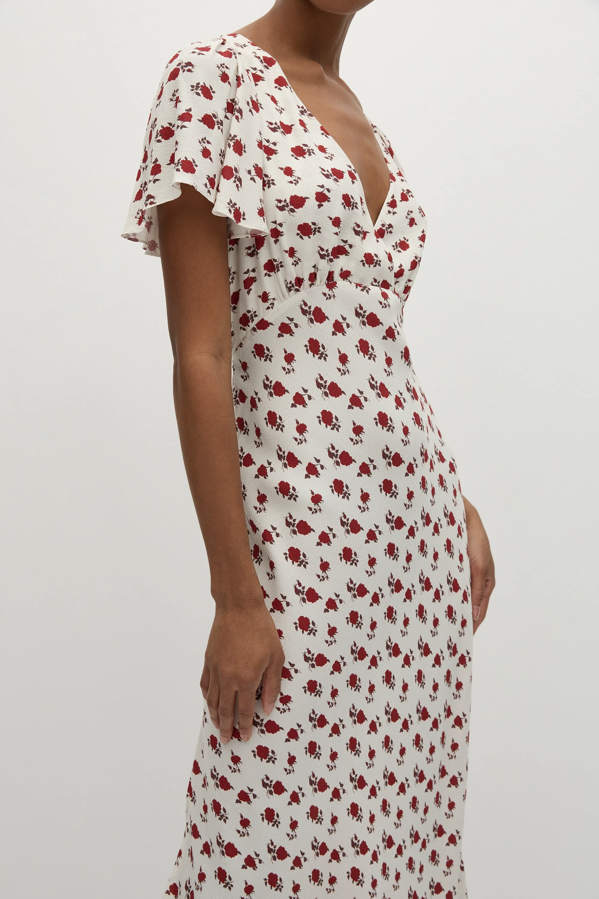 Boda Midi Dress Hazy Rose Deep Red - Final Sale - Image 2