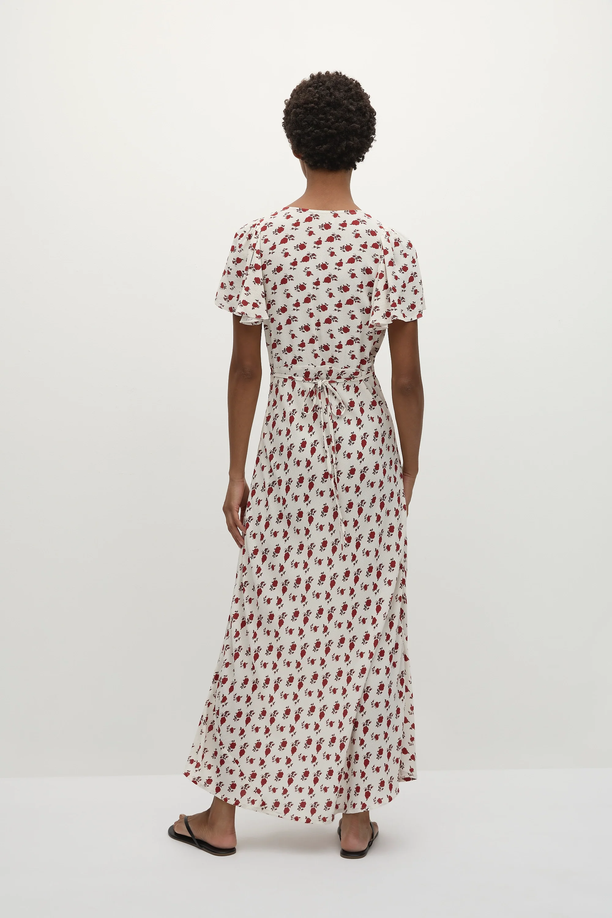 Boda Midi Dress Hazy Rose Deep Red - Final Sale - Image 4