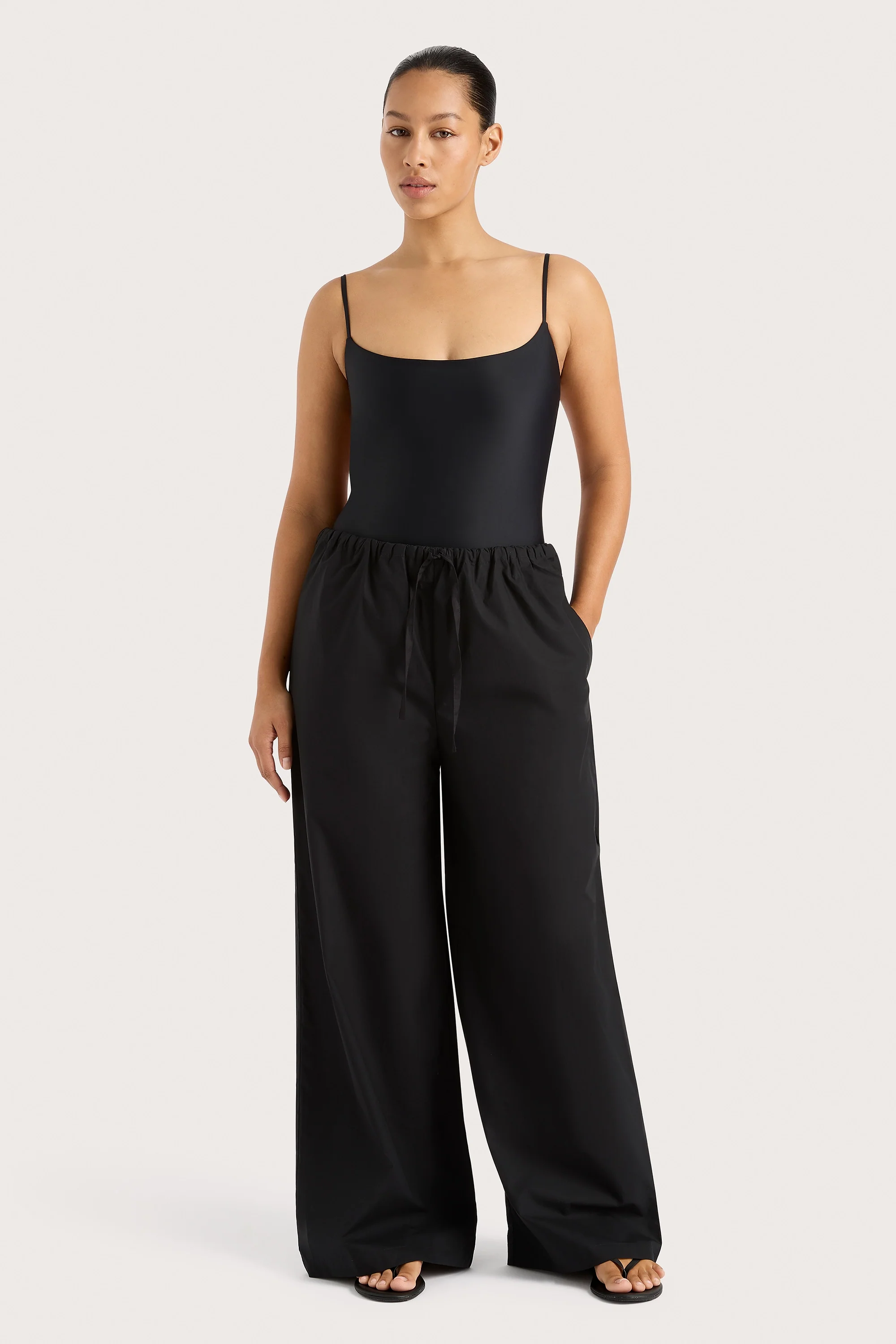 Cabo String One Piece Black - Final Sale - Image 11