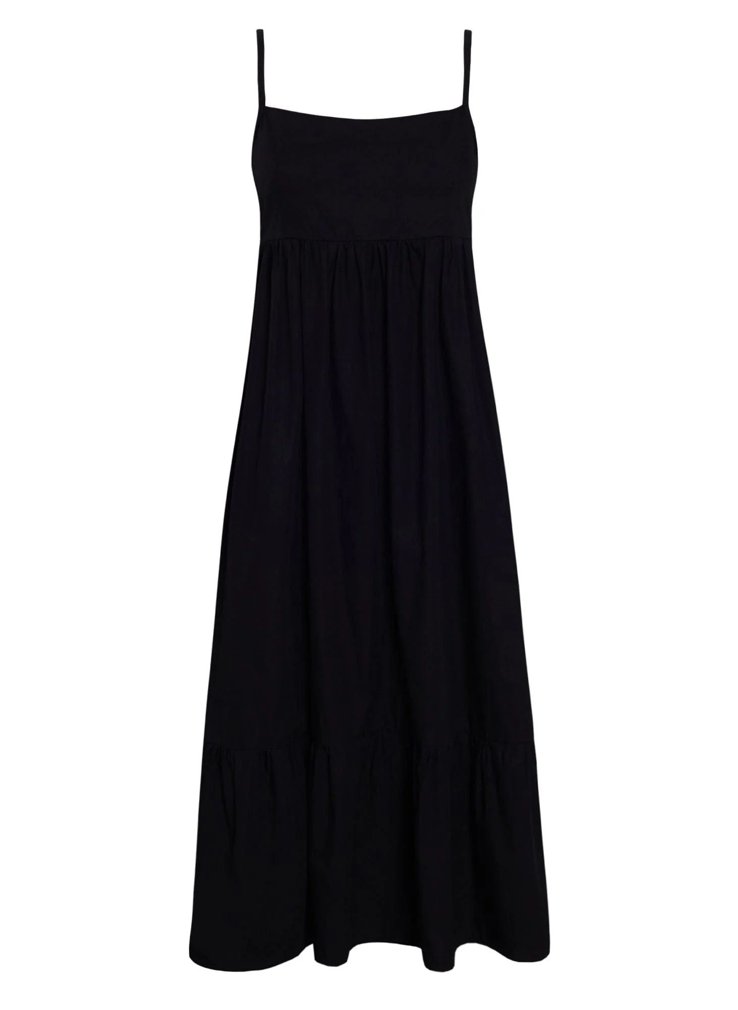 Candace Midi Dress Plain Black -Final Sale - Image 6