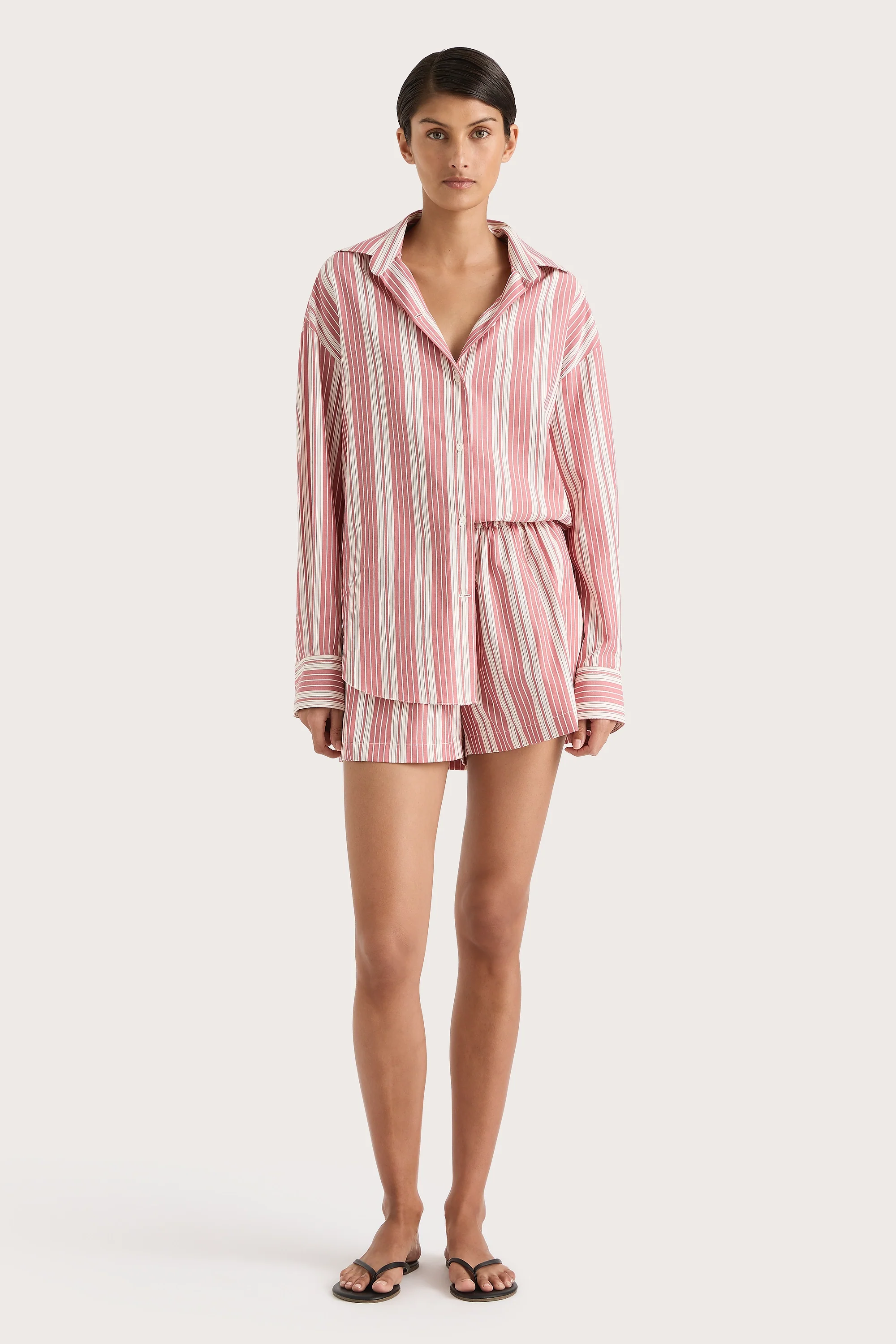En Vau Shirt Cherry Stripe - Final Sale - Image 6