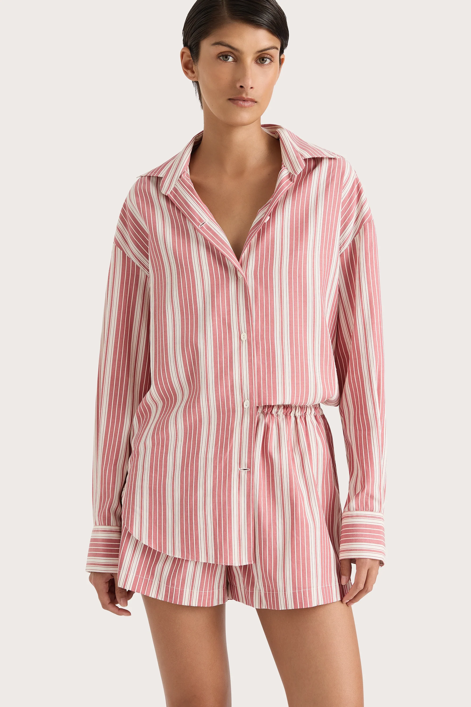 En Vau Shirt Cherry Stripe - Final Sale - Image 7