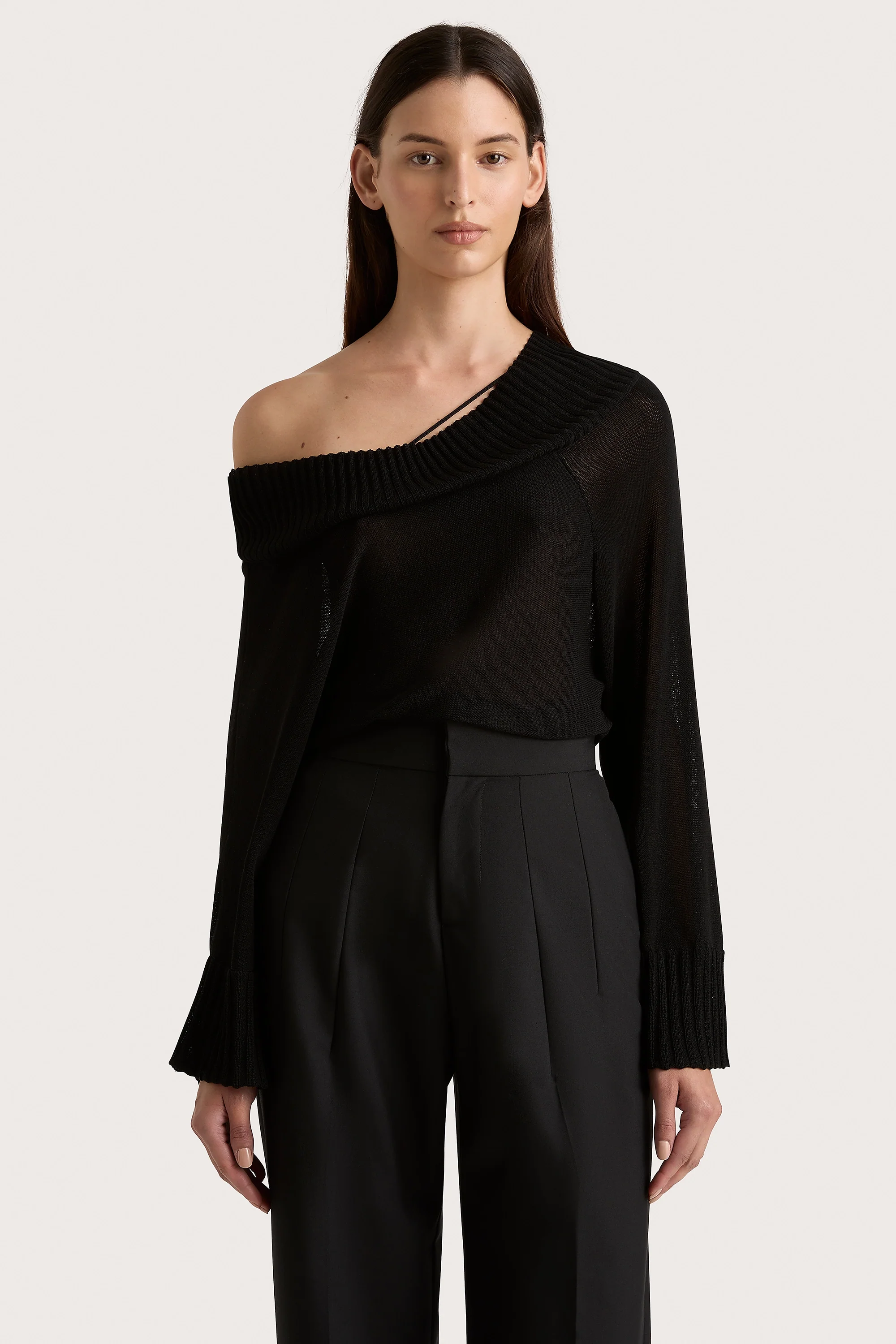 Cecilie Knit Top Black - Final Sale - Image 2