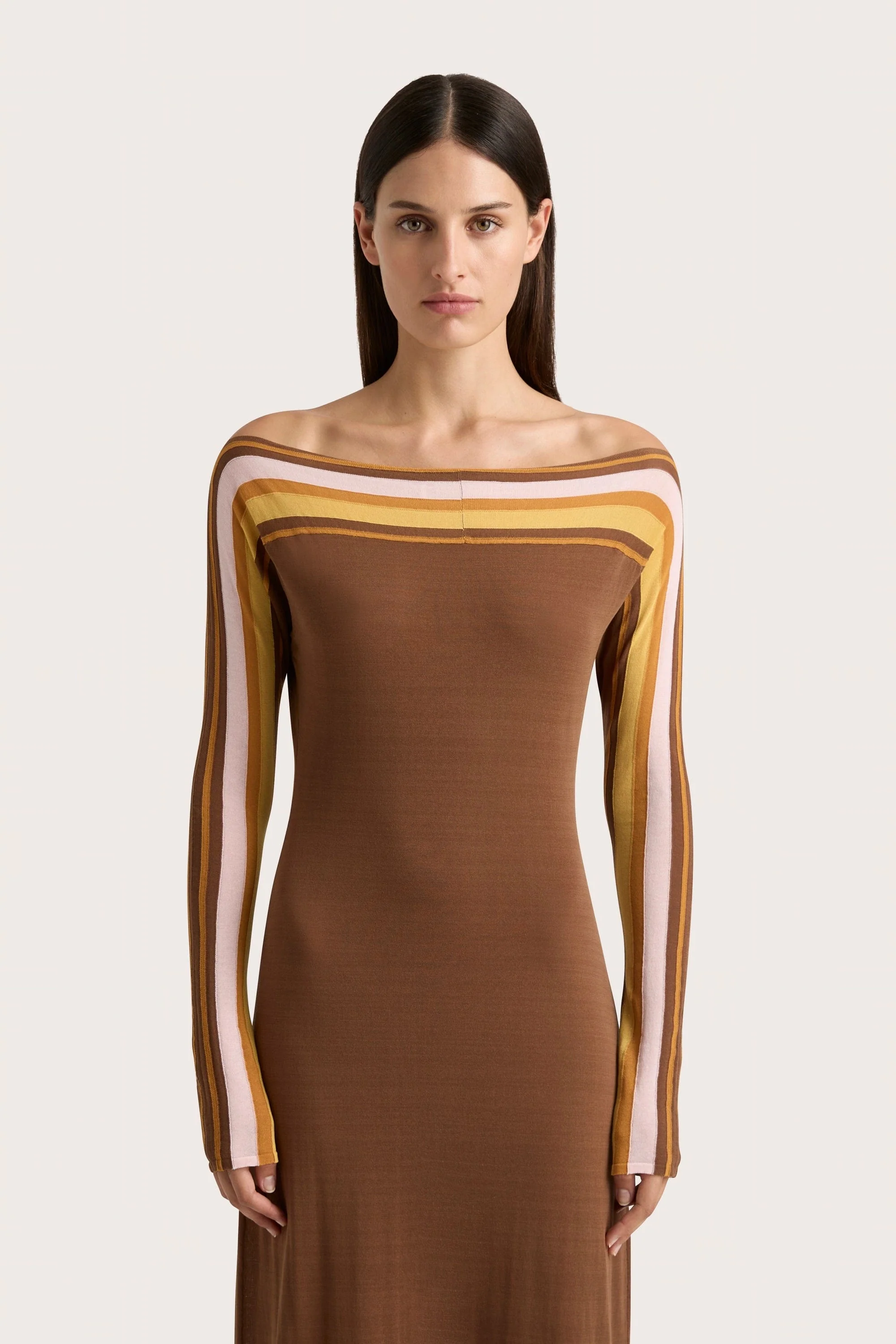 Citara Maxi Dress Cocoa - Final Sale - Image 3
