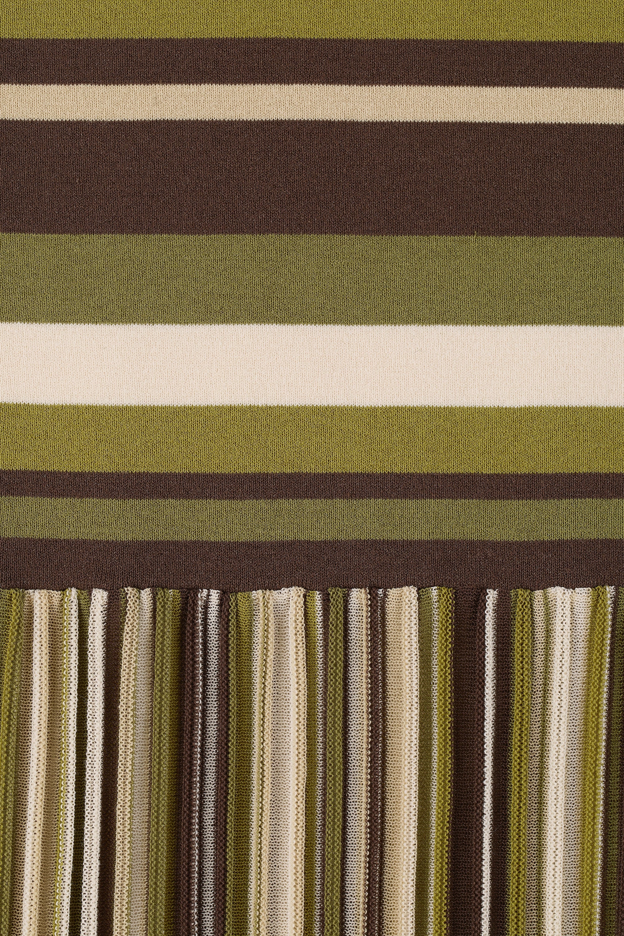 Citara Skirt Espresso Pine Stripe - Final Sale - Image 6