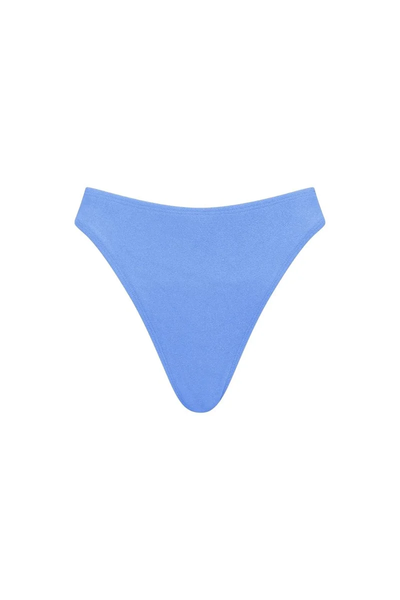 Citra Bikini Bottoms Sicilian Blue Towelling - Final Sale - Image 7