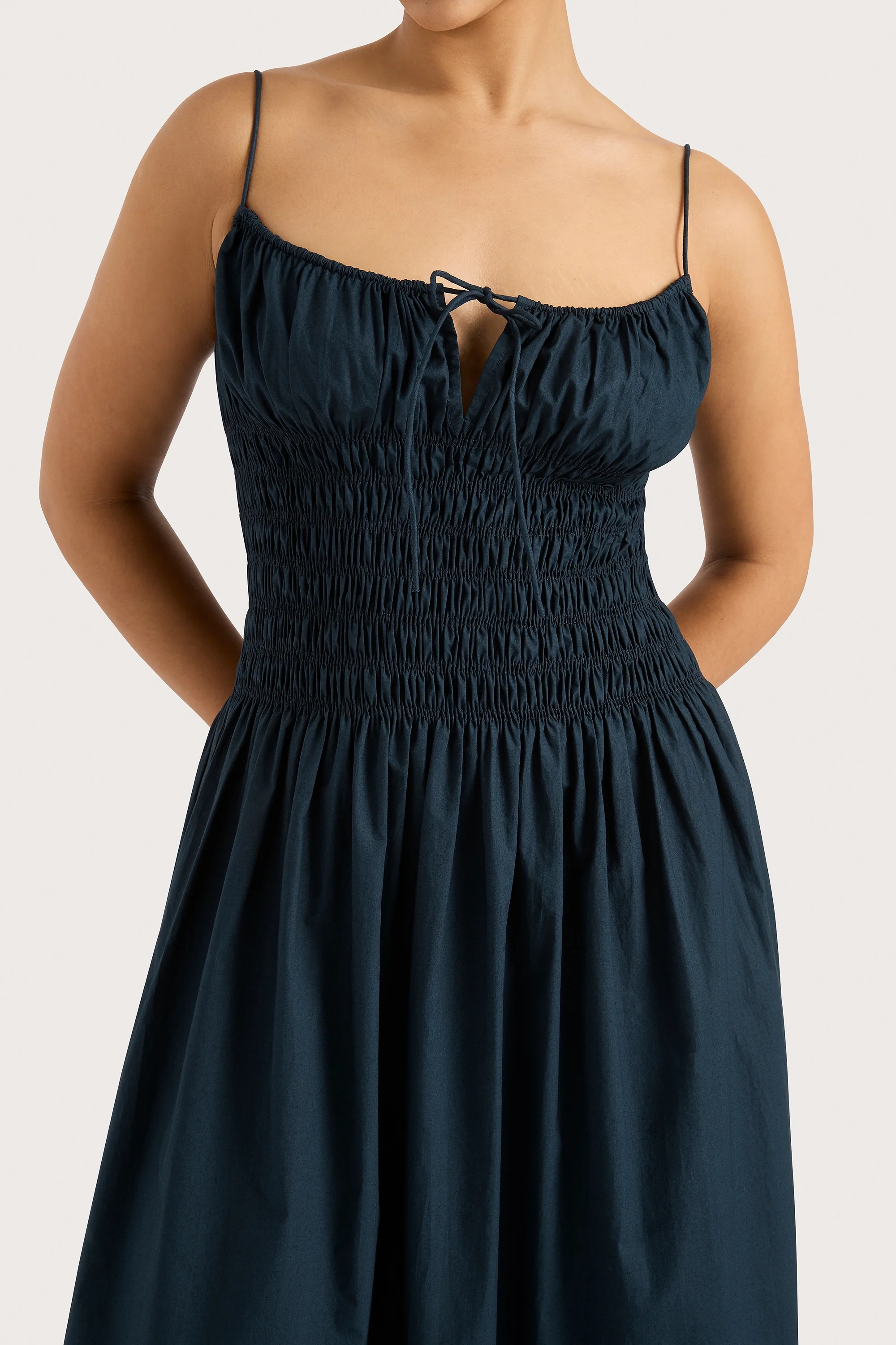 Claude Maxi Dress Navy - Final Sale - Image 2
