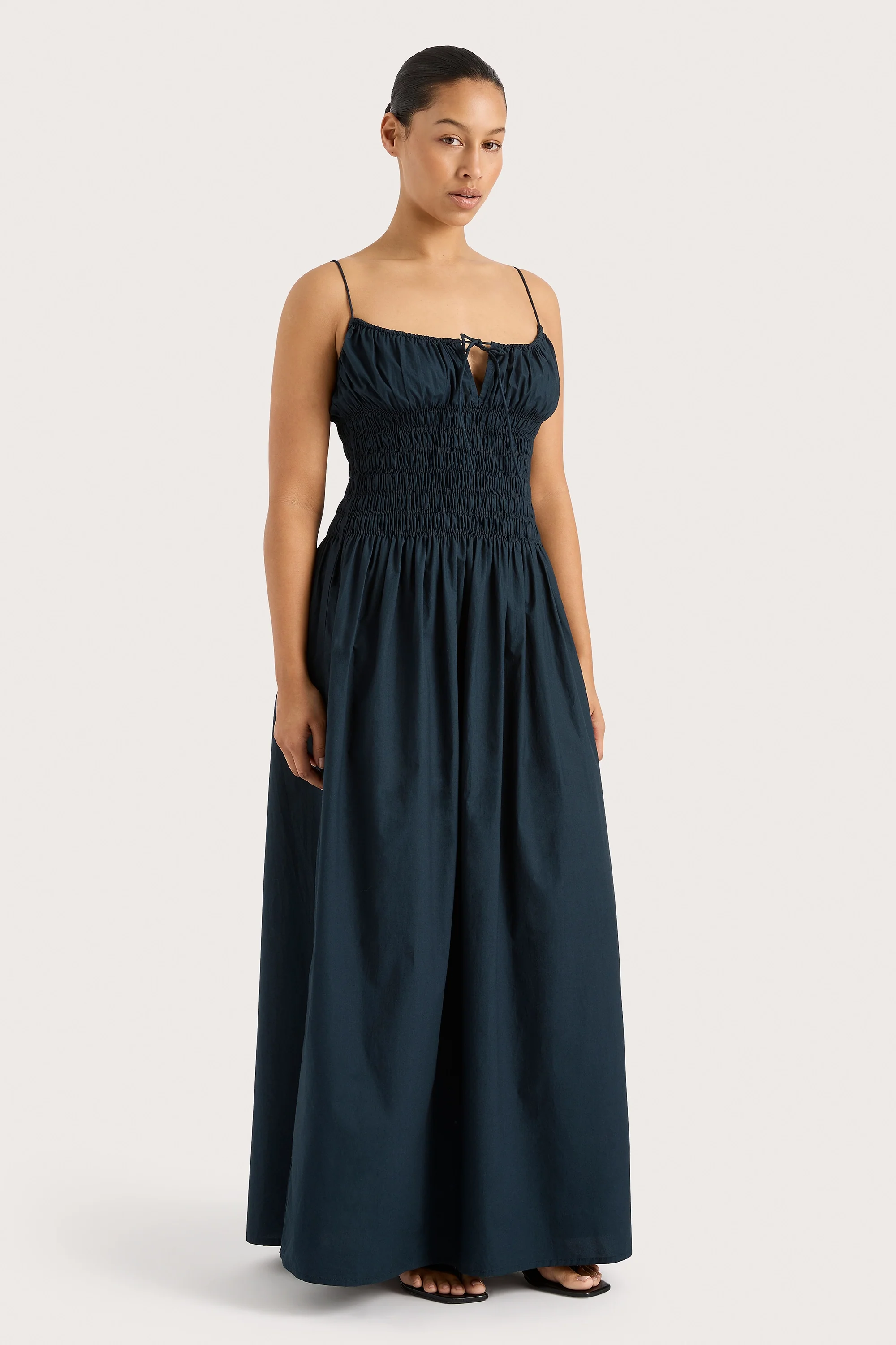 Claude Maxi Dress Navy - Final Sale - Image 3