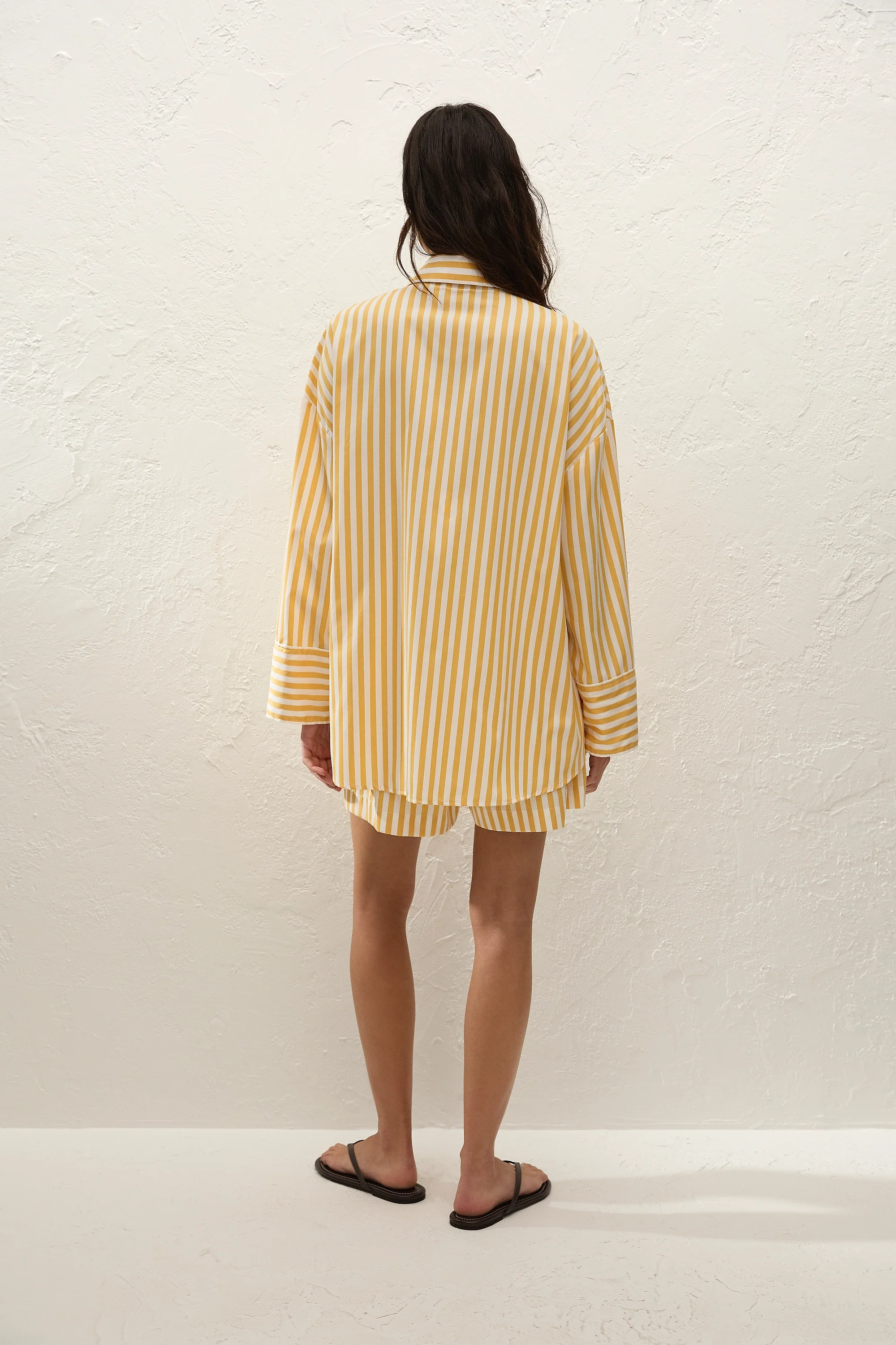 Clemente Short Orozco Stripe Mustard - Image 5