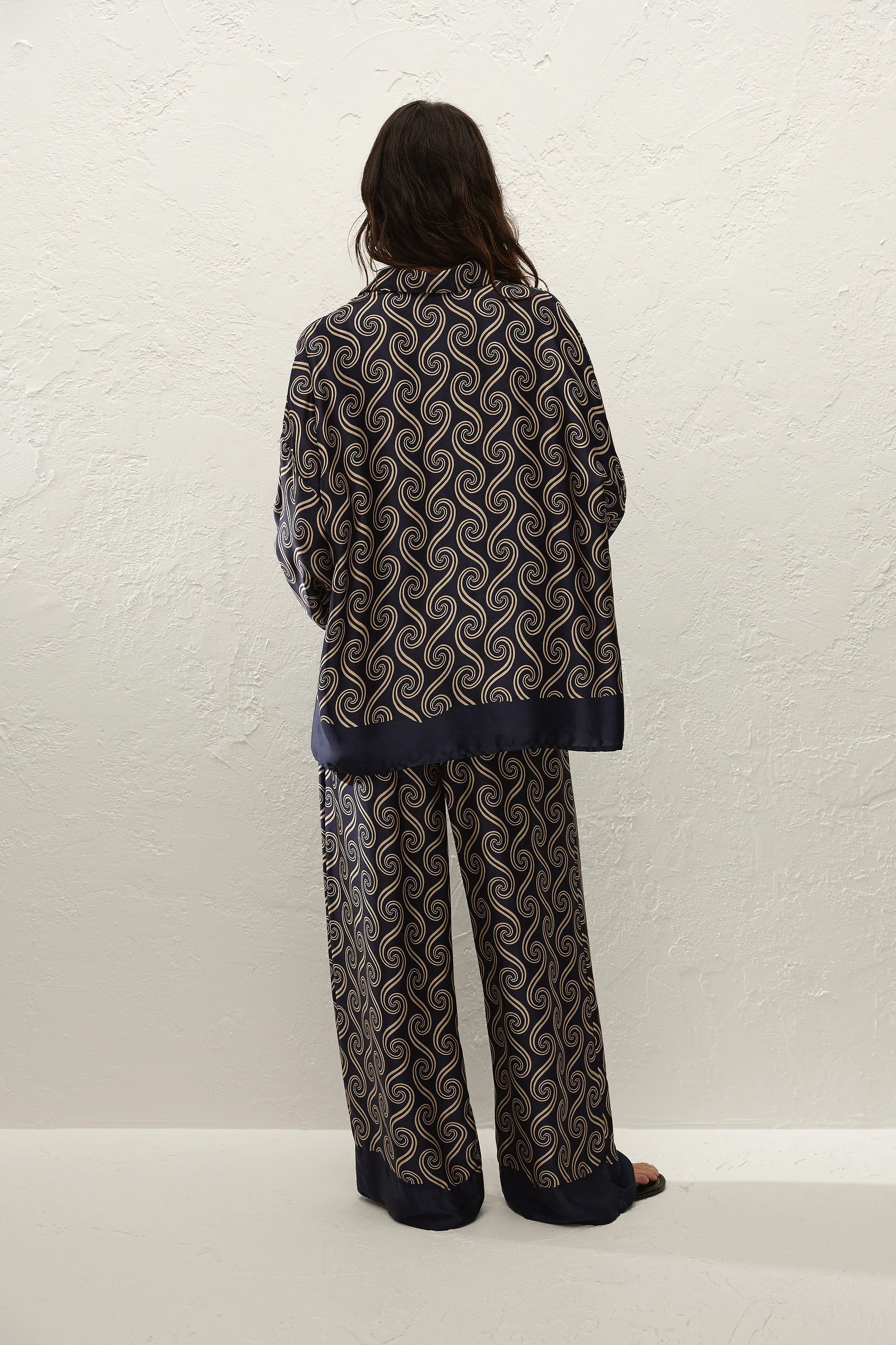 Cora Shirt Juanita Swirl Indigo - Image 5