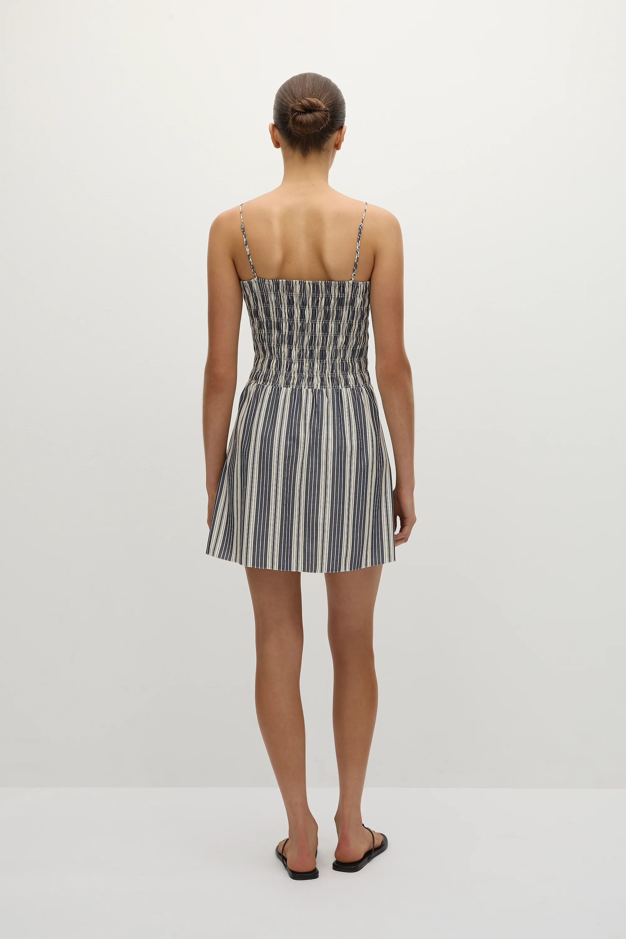 Corah Mini Dress Antique Navy Stripe - Final Sale - Image 4