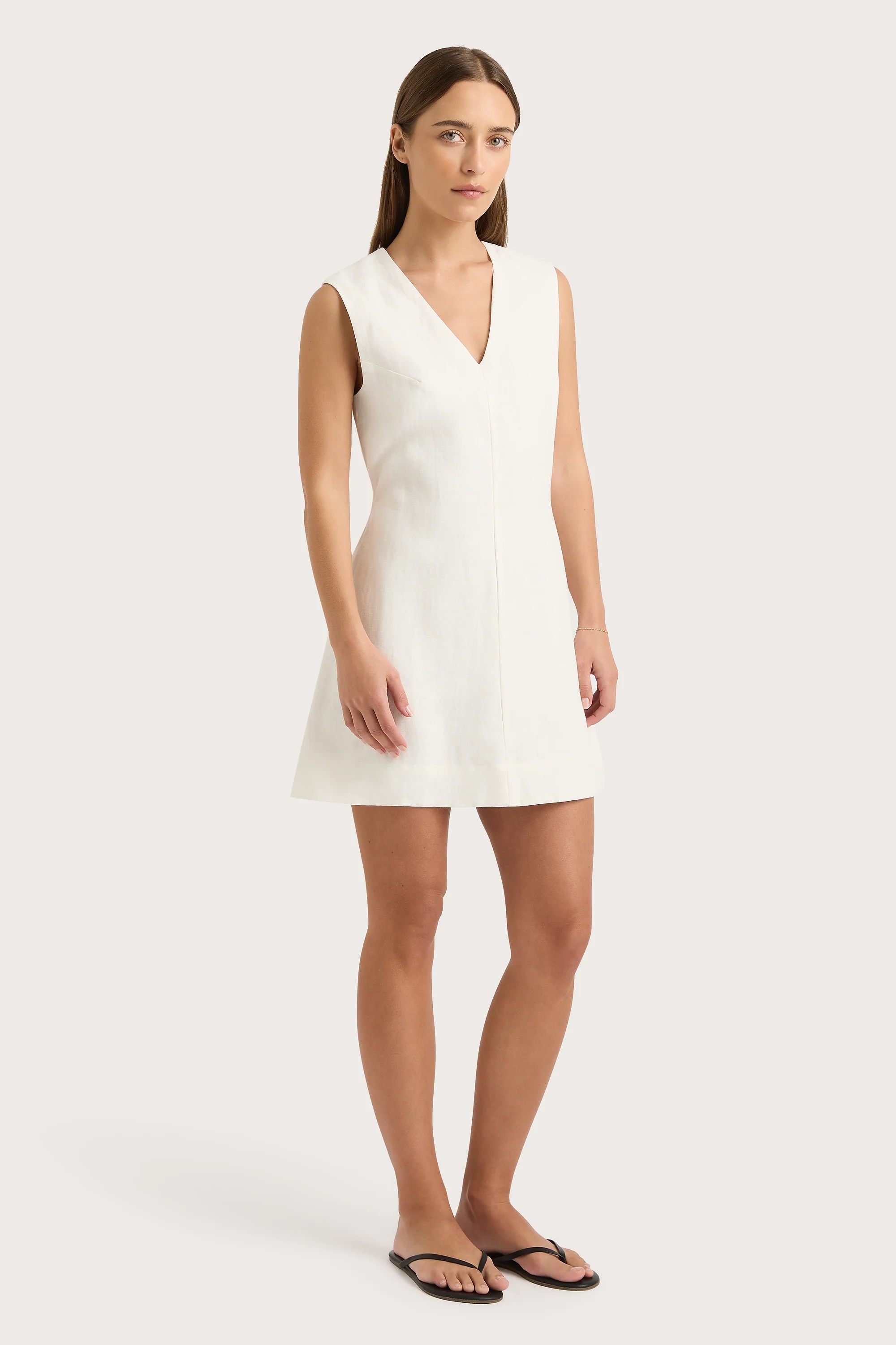 Daiane Mini Dress White - Final Sale - Image 3