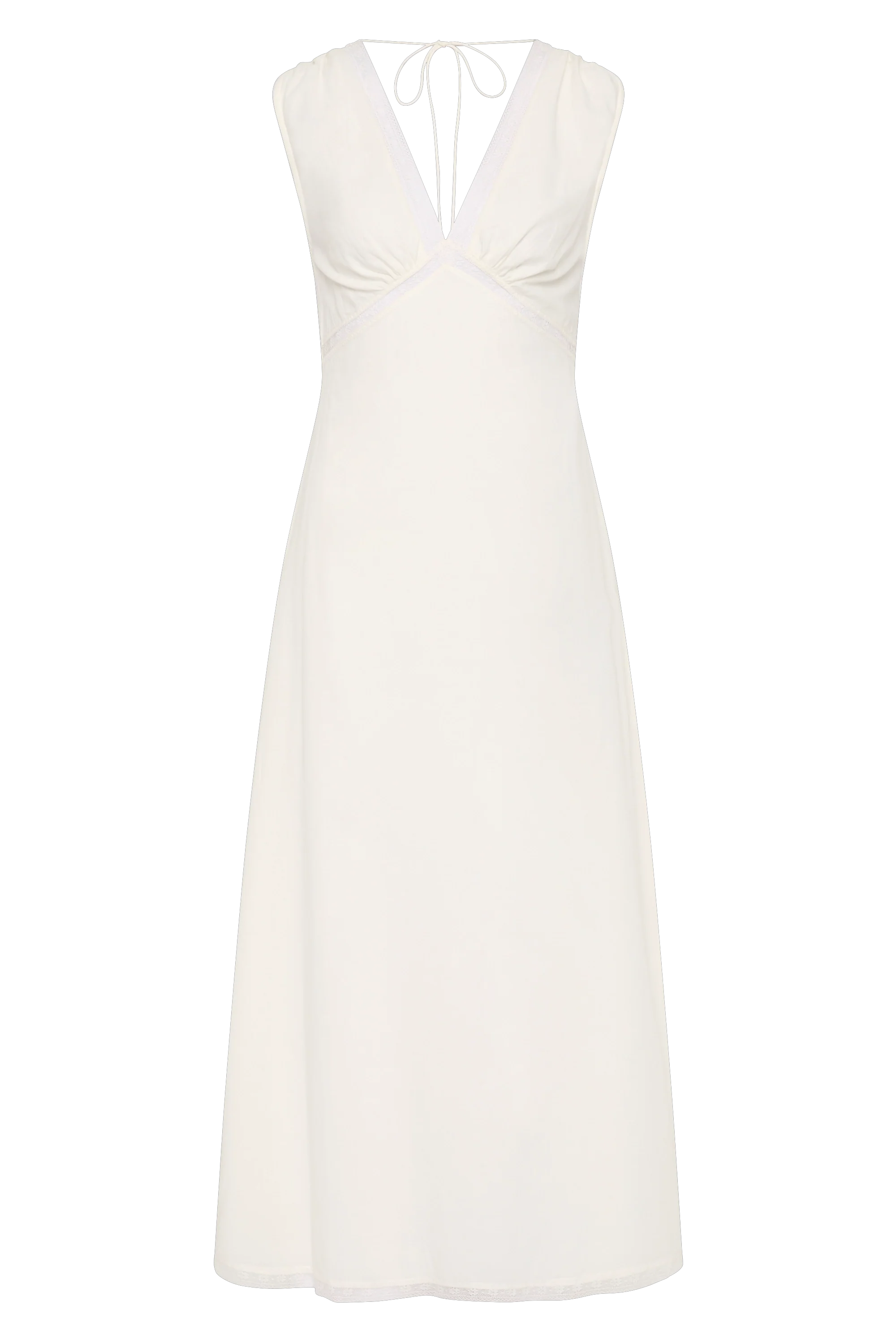 Denise Maxi Dress White - Final Sale - Image 8