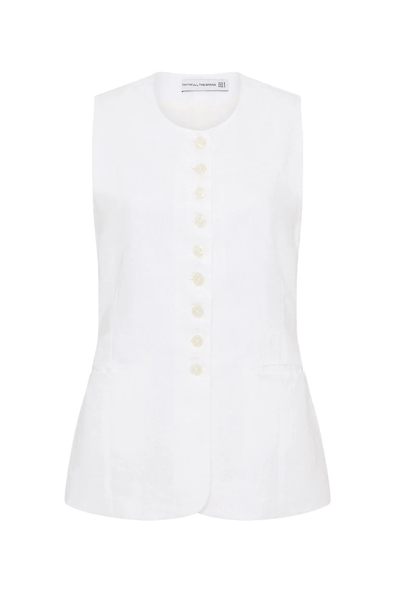 Domenico Vest White - Final Sale - Image 10