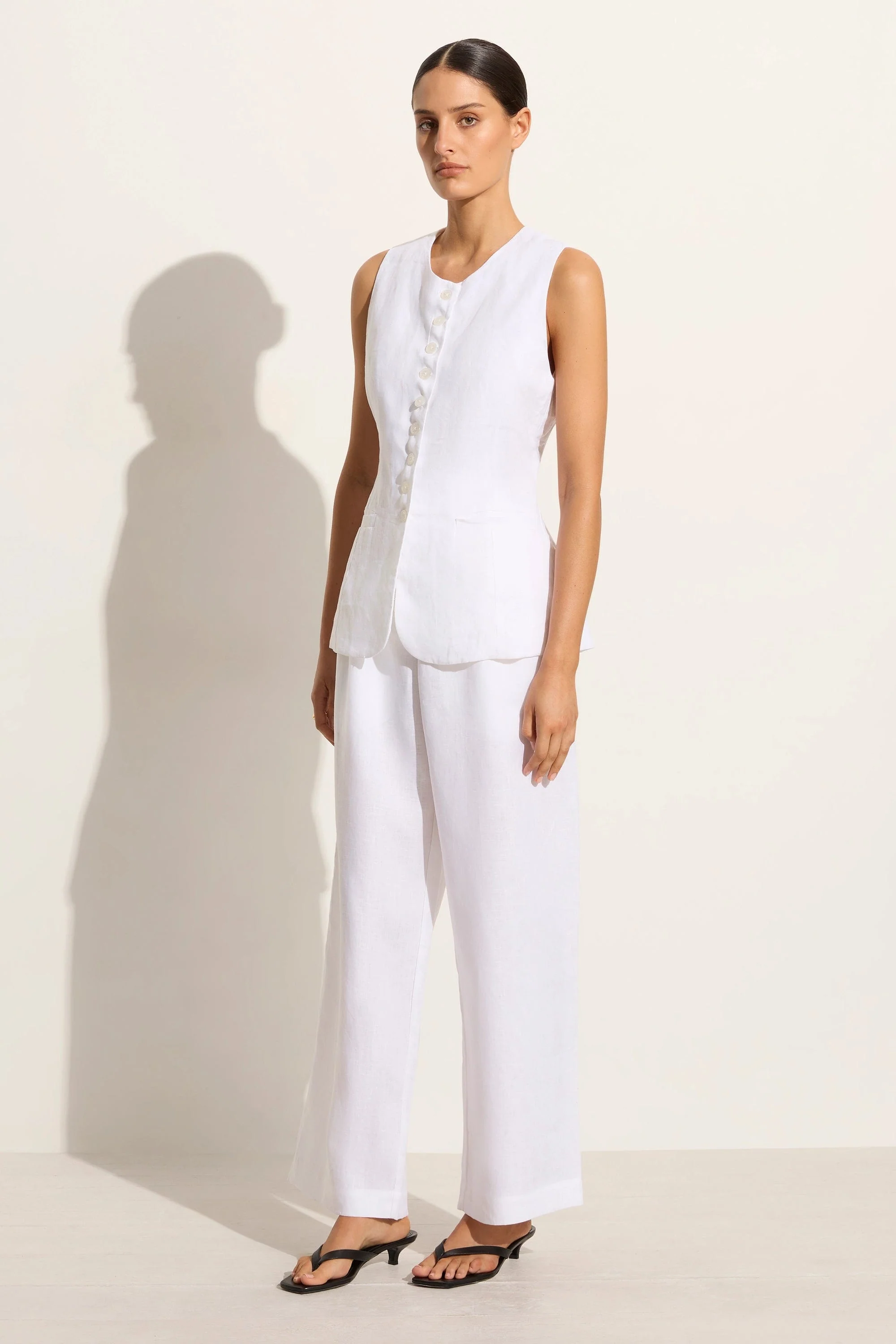 Domenico Vest White - Final Sale - Image 4