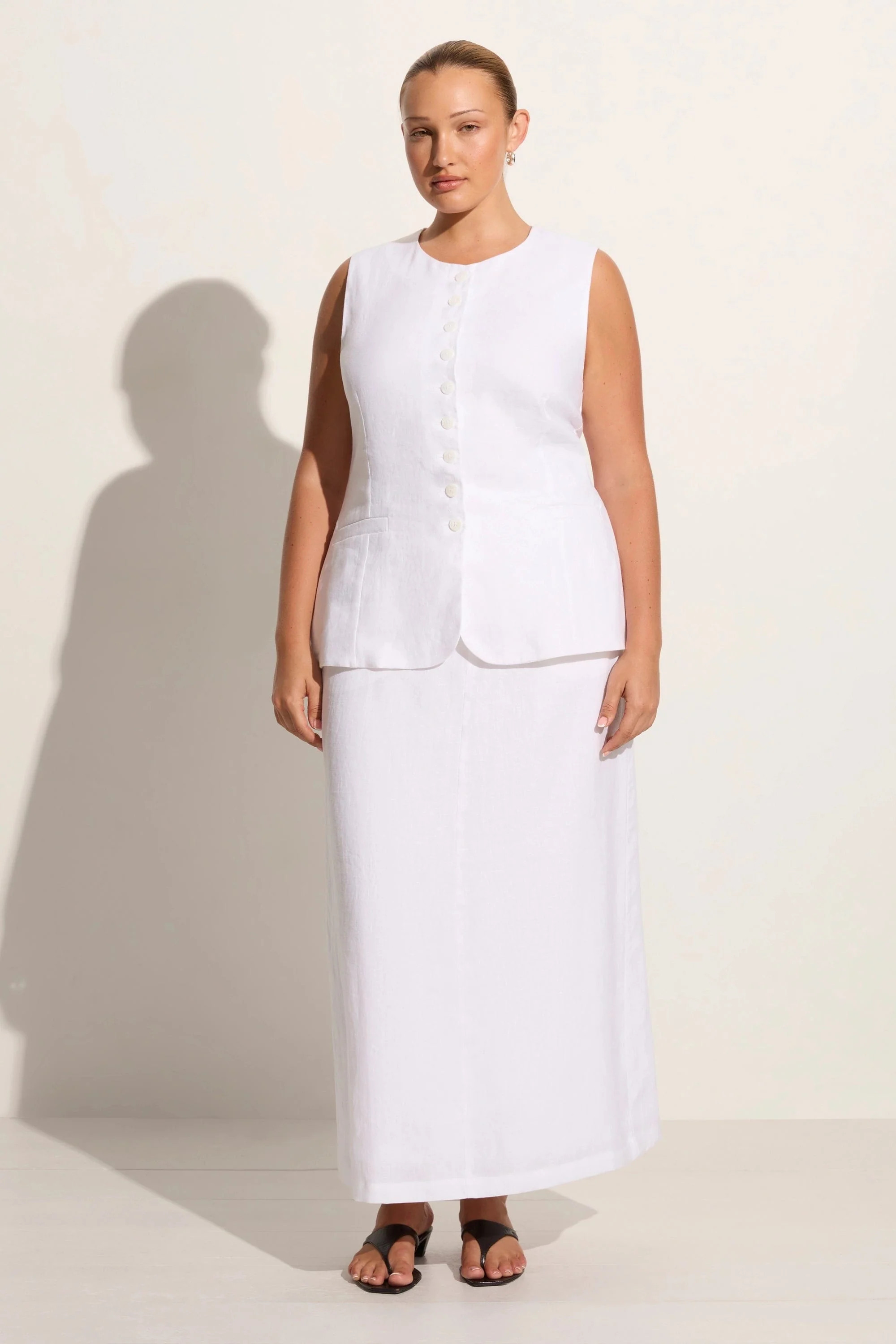 Domenico Vest White - Final Sale - Image 7