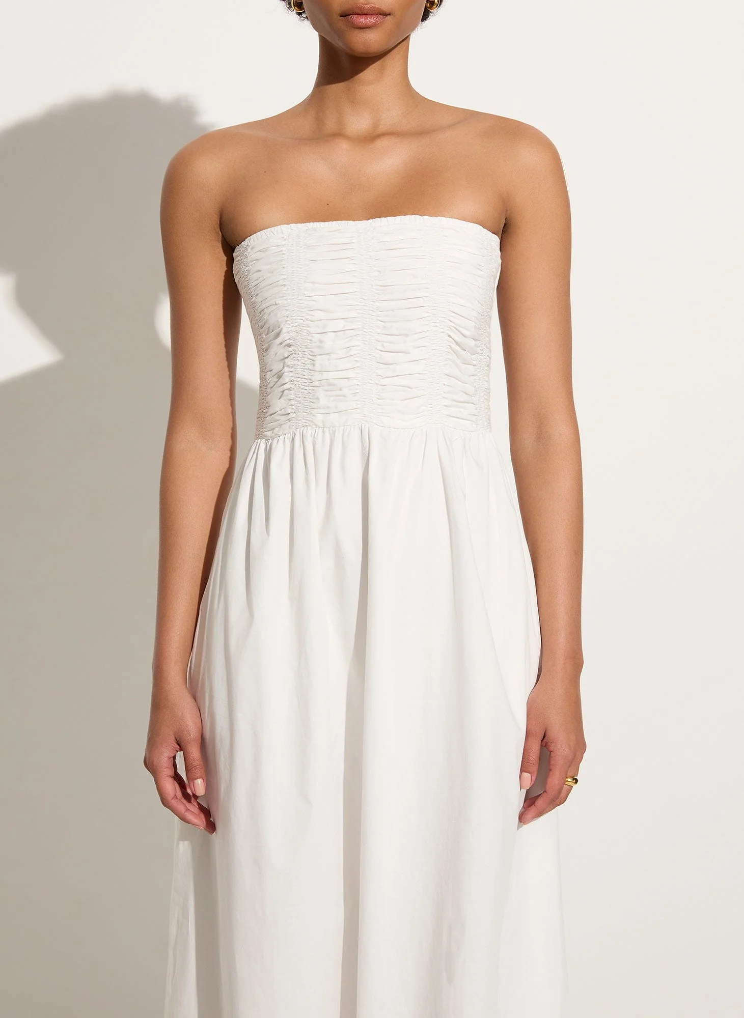 Dominquez Midi Dress White - Final Sale - Image 2