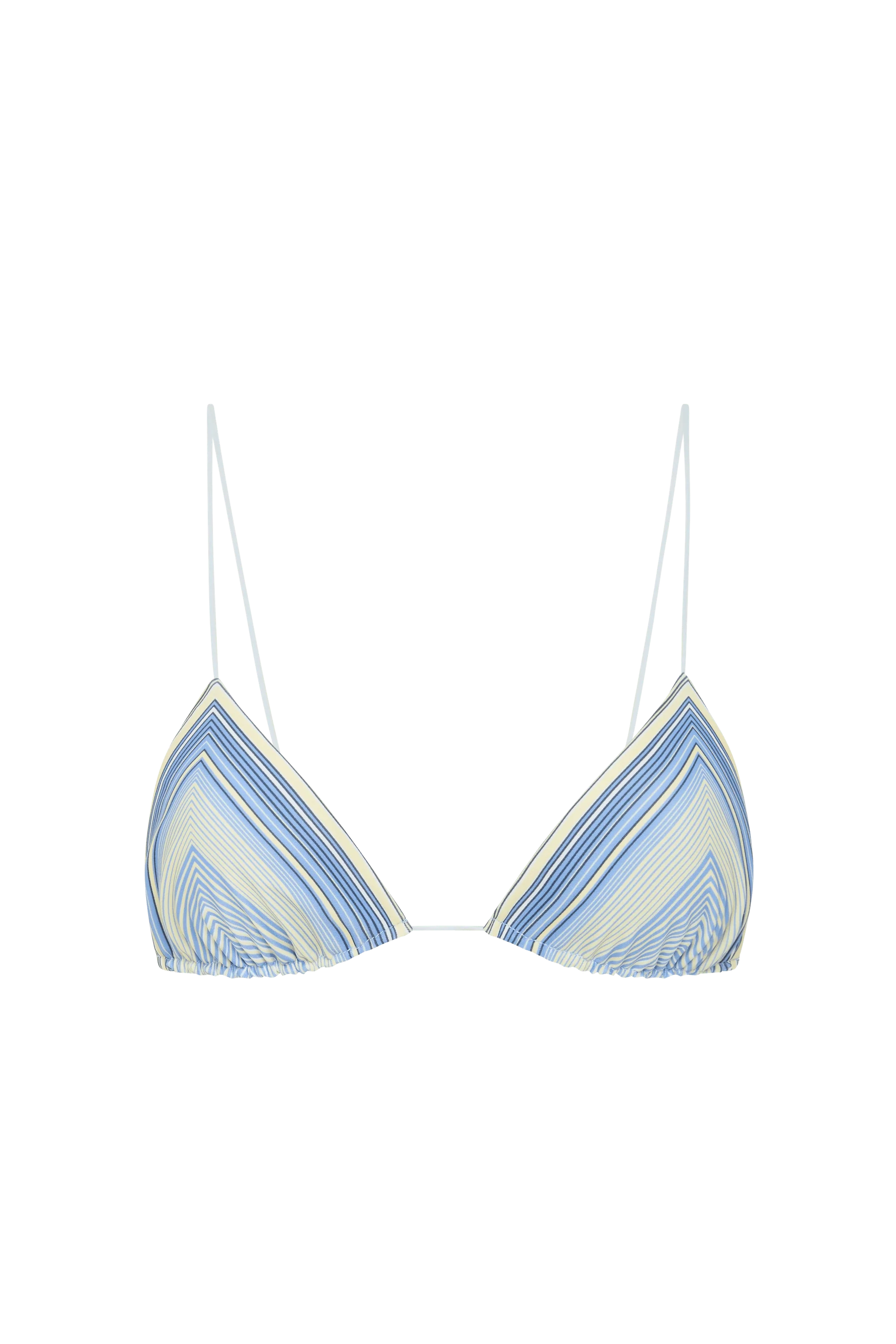 Elea Bikini Top Futura Stripe Sky Blue - Final Sale - Image 6