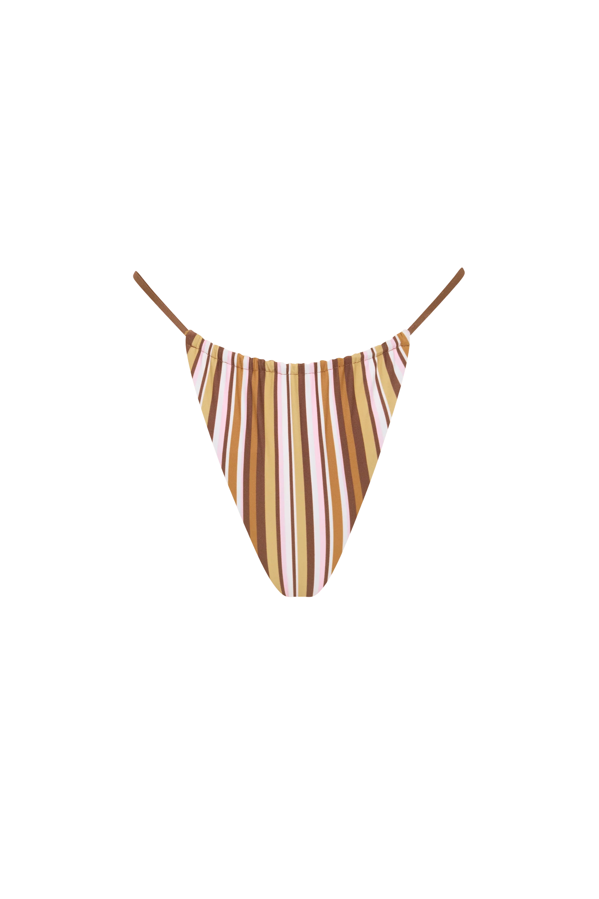 Elea Bikini Top Terracotta Stripe - Final Sale - Image 6