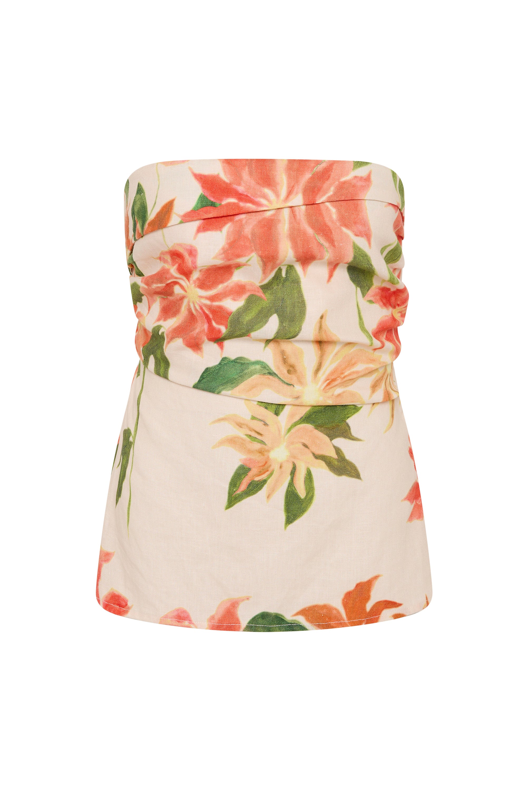 Eleanore Strapless Top Jardines Floral - Image 6