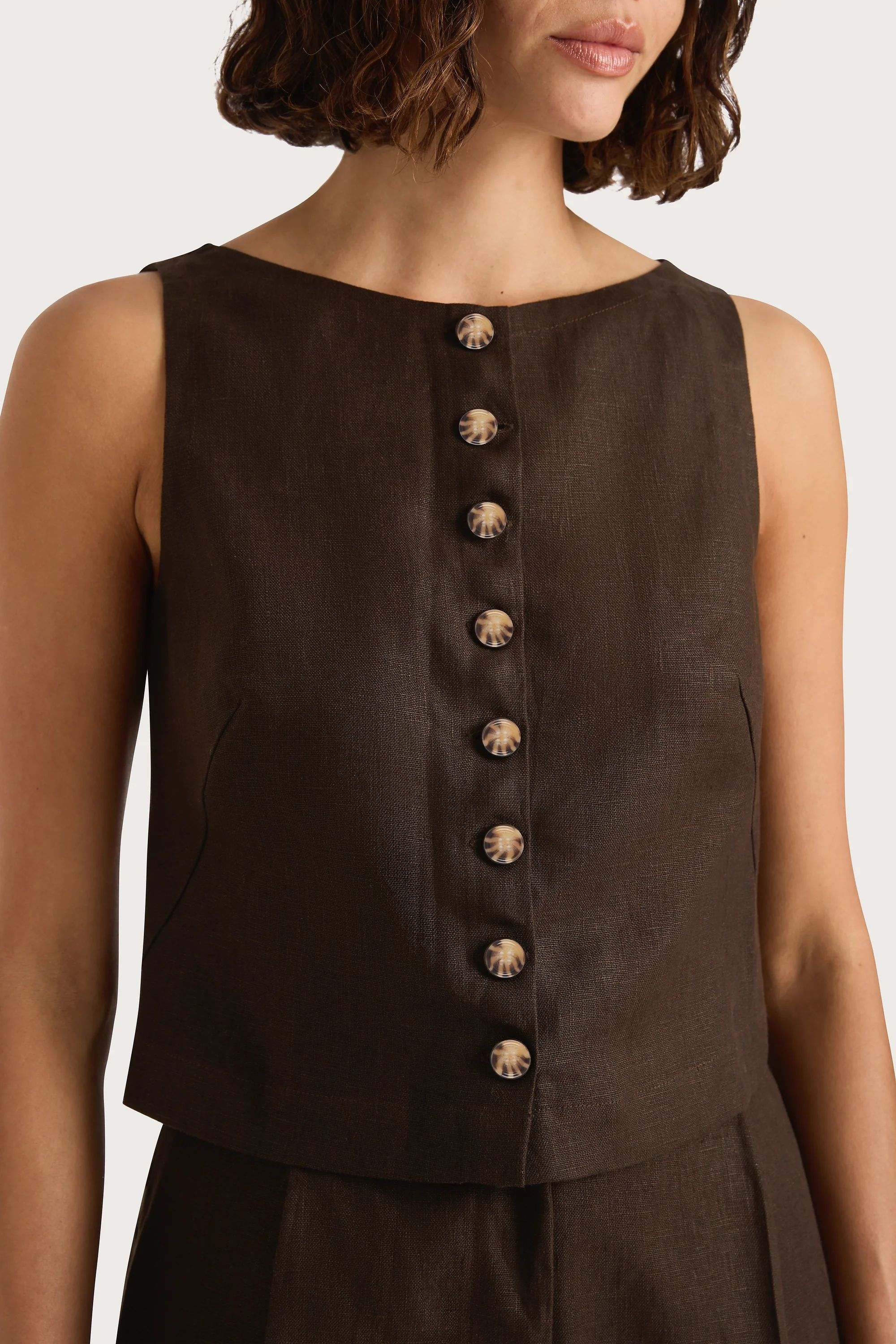 Elia Top Coffee - Final Sale - Image 7