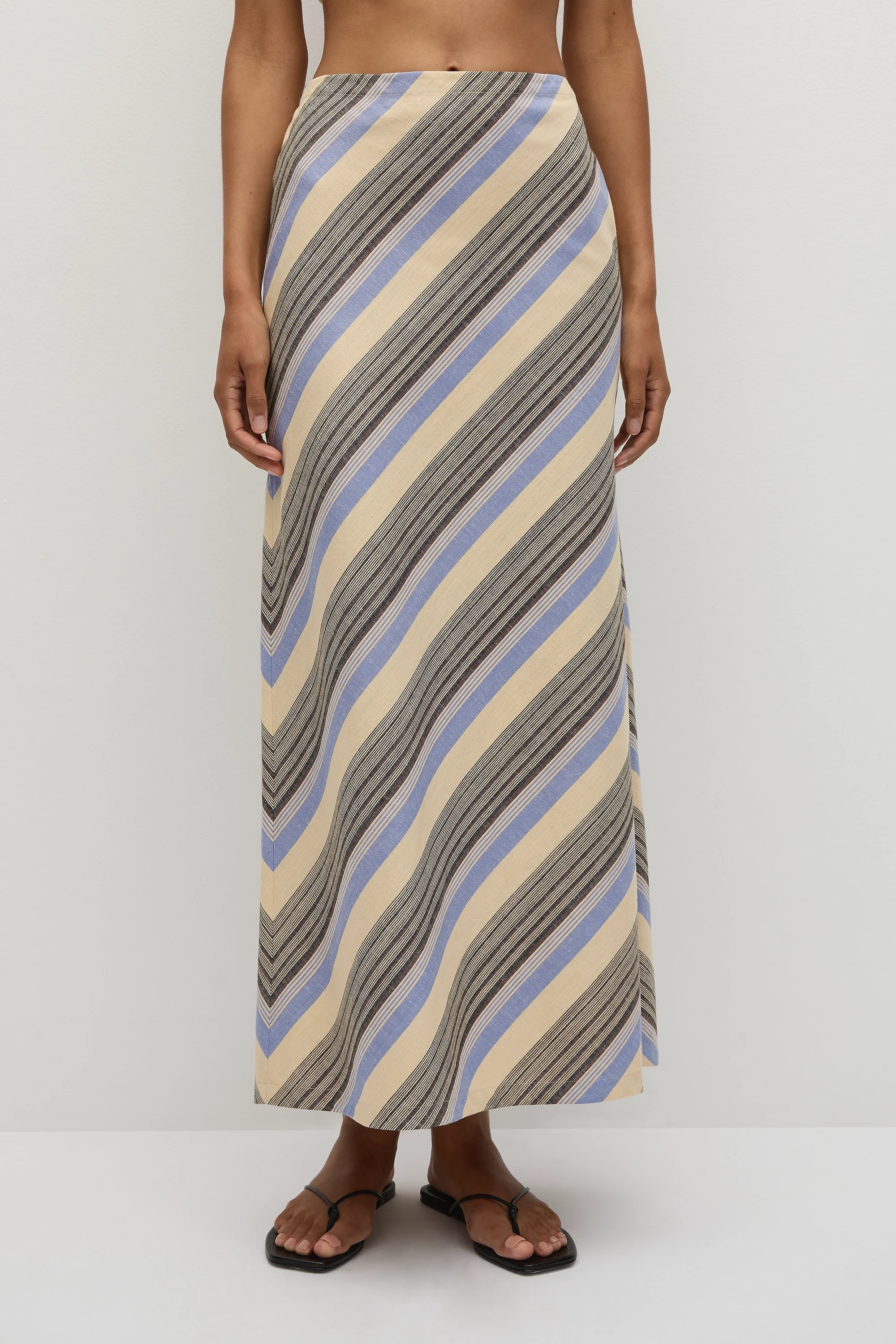 Elise Skirt Marine Stripe - Final Sale - Image 3