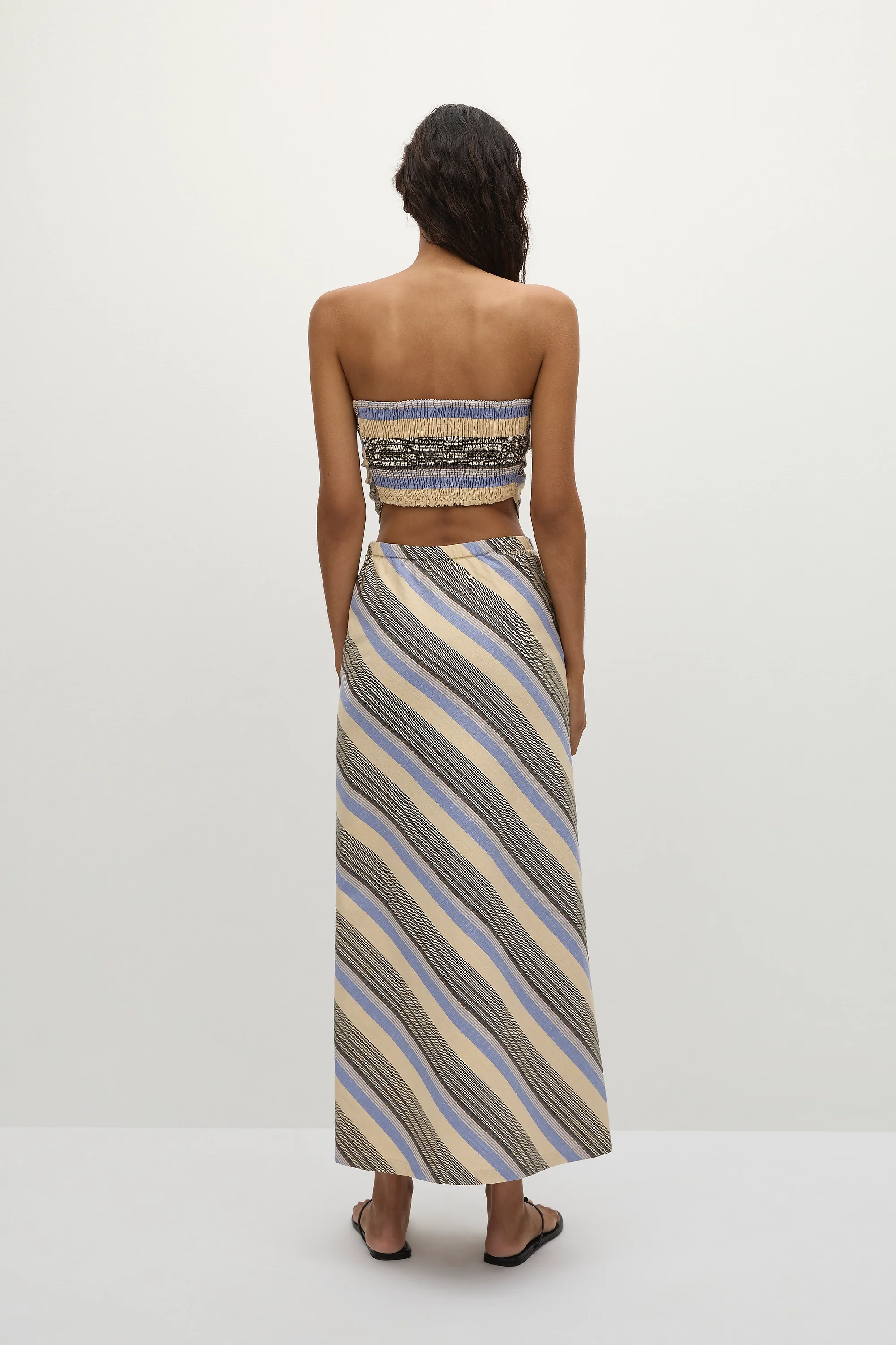 Elise Skirt Marine Stripe - Final Sale - Image 5