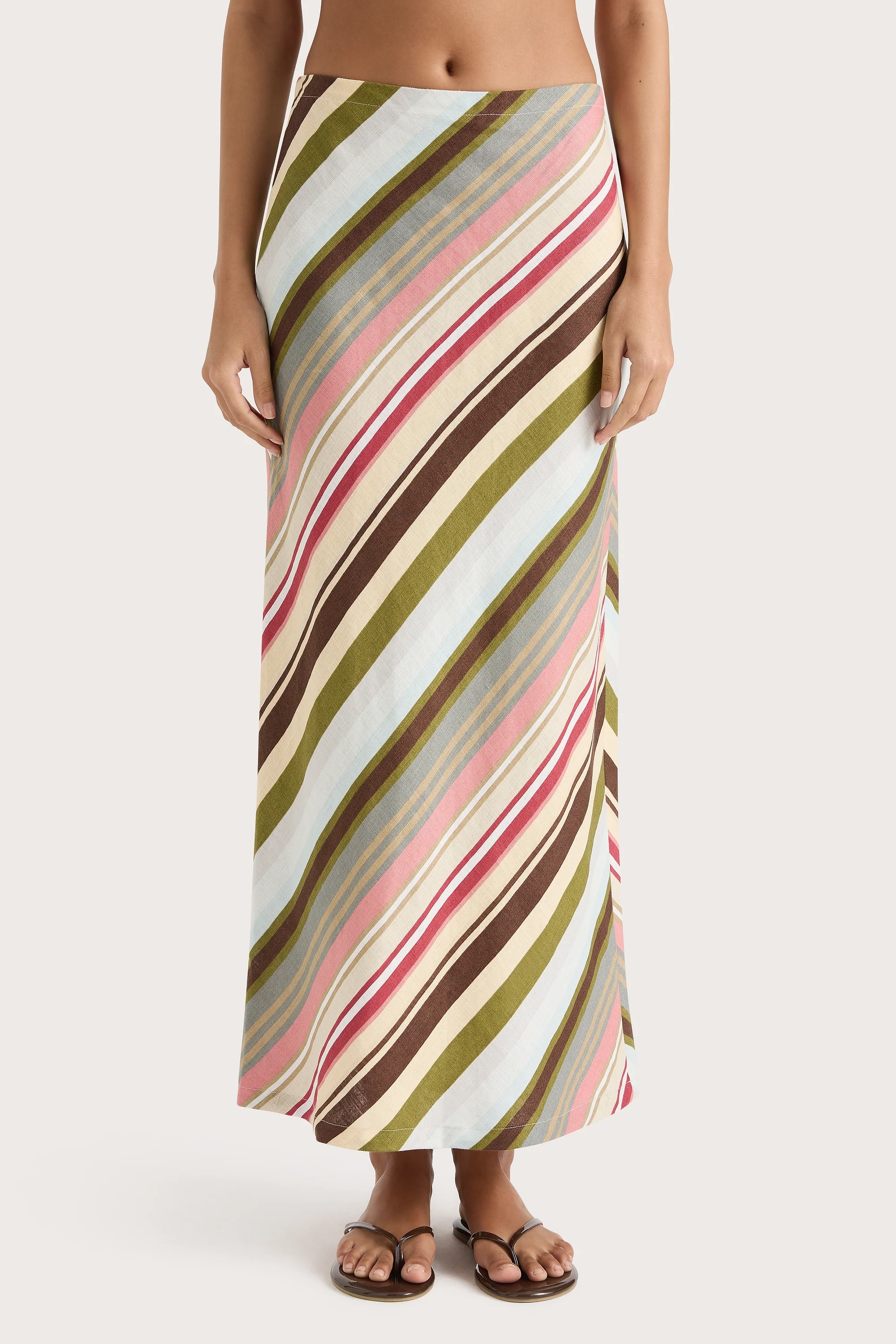 Elise Skirt Meleu Stripe Multi - Final Sale - Image 3