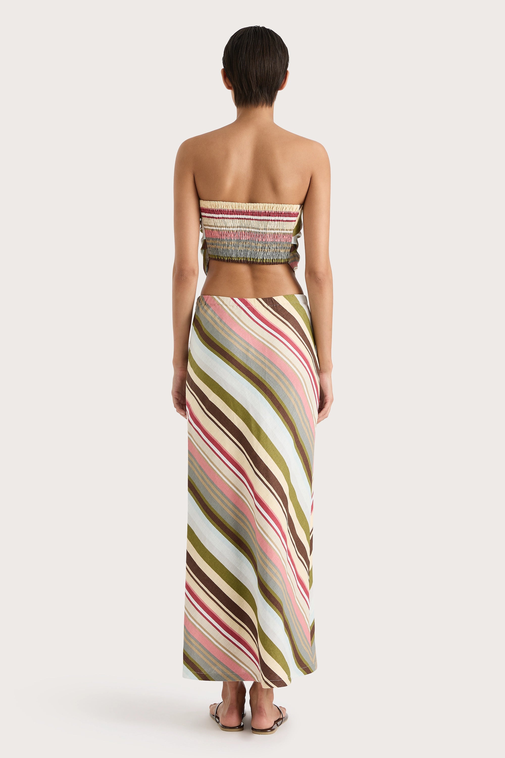 Elise Skirt Meleu Stripe Multi - Final Sale - Image 5