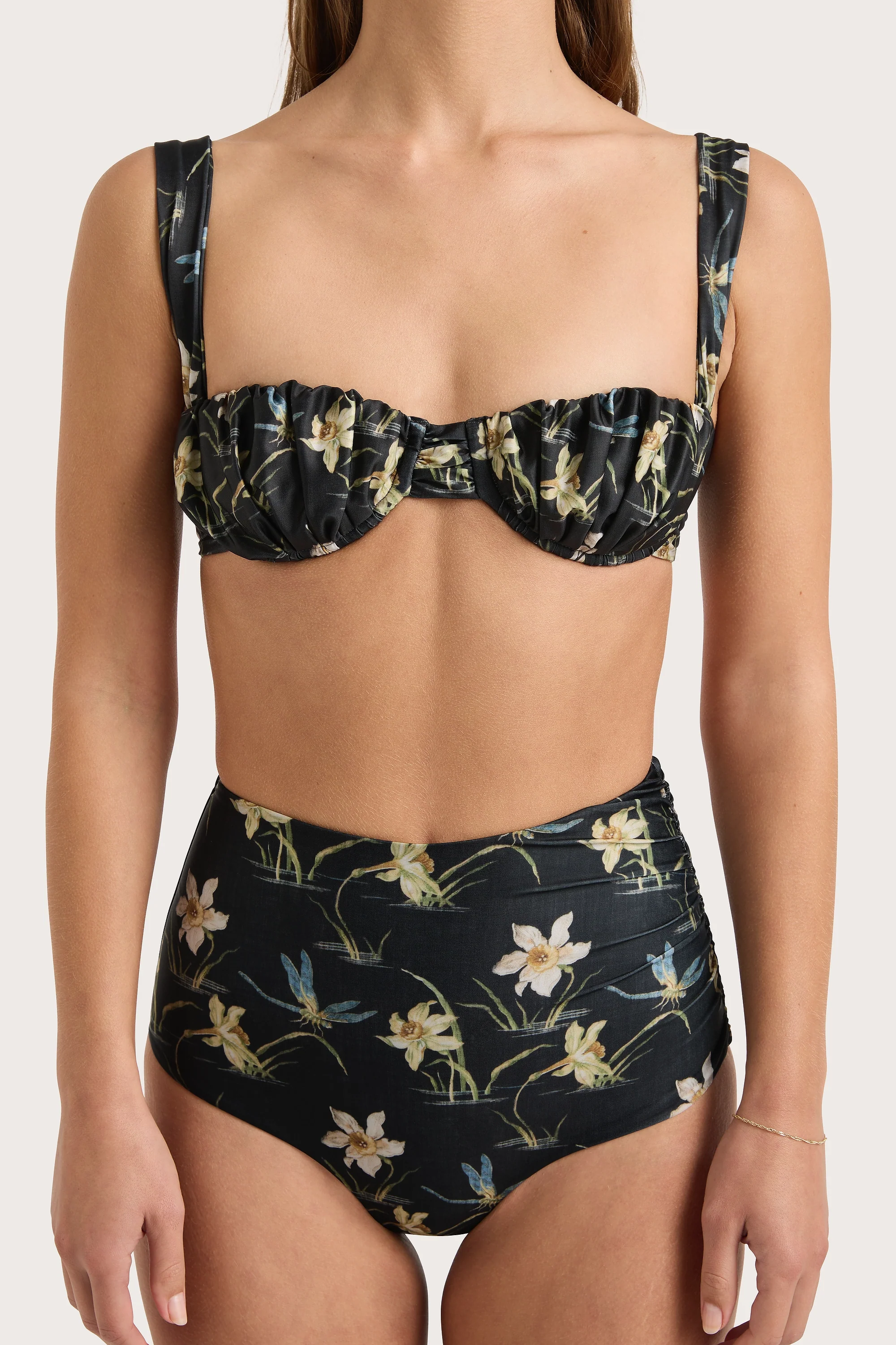 Emily Bikini Top Daffodil Print - Final Sale - Image 5
