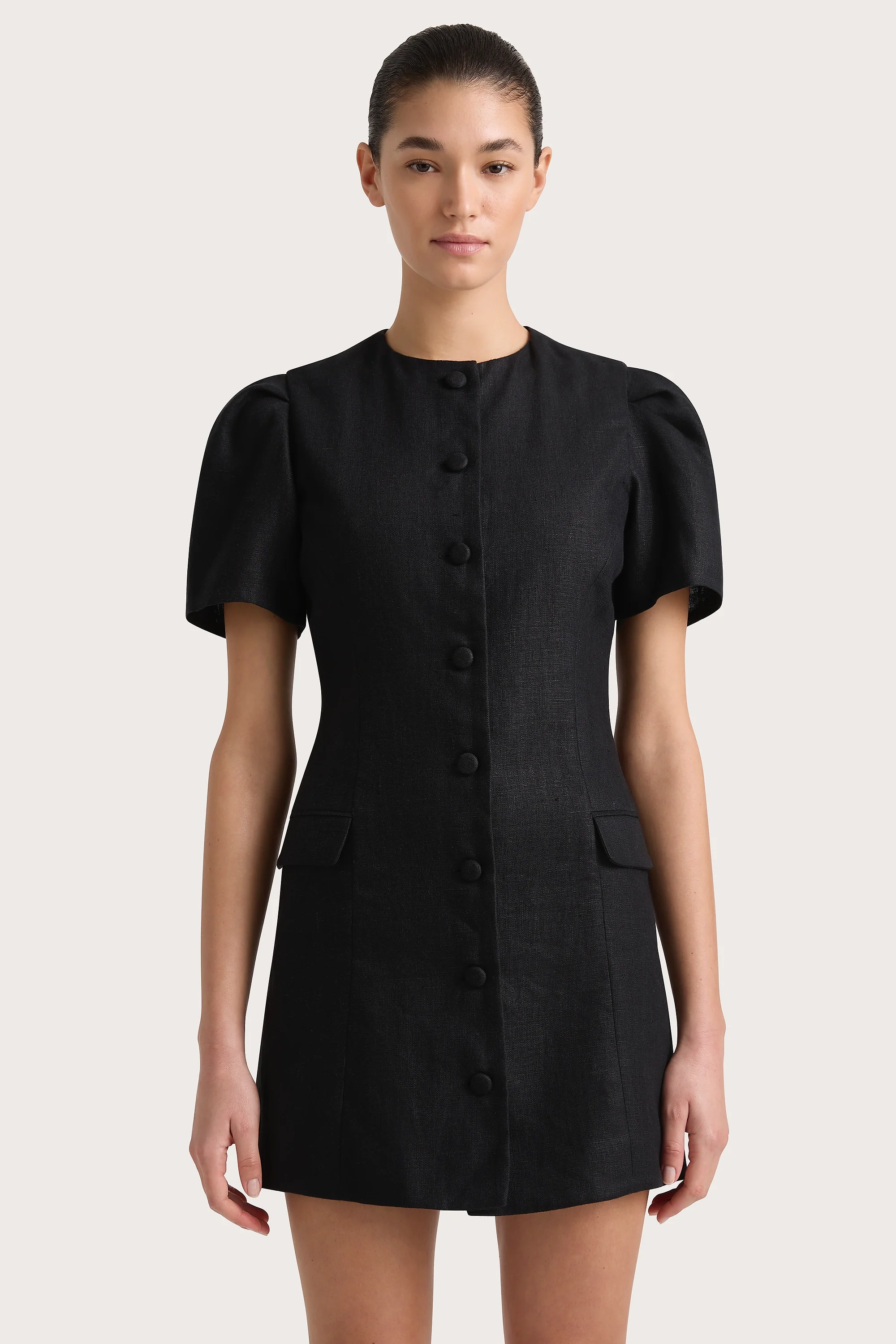 Emma Mini Dress Black - Final Sale - Image 3