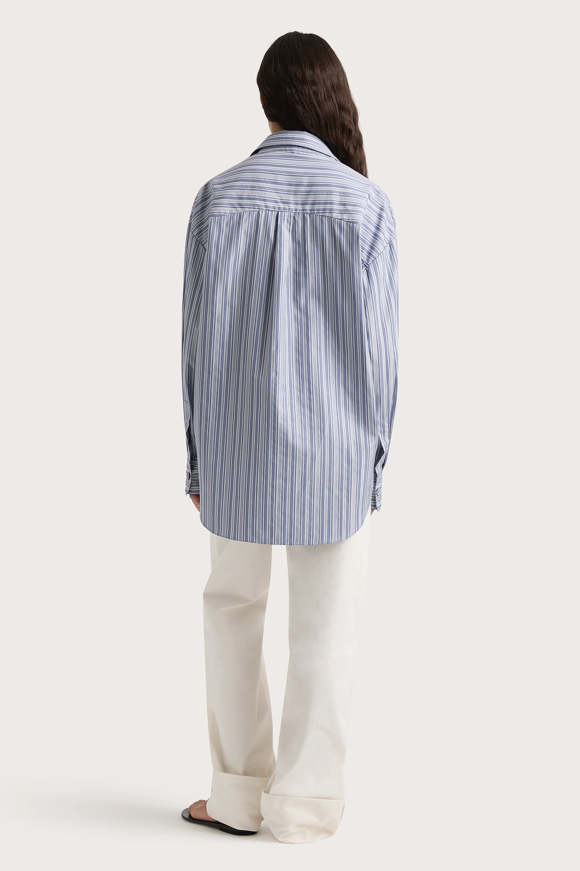 En Vau Shirt Blue Stripe - Final Sale - Image 9